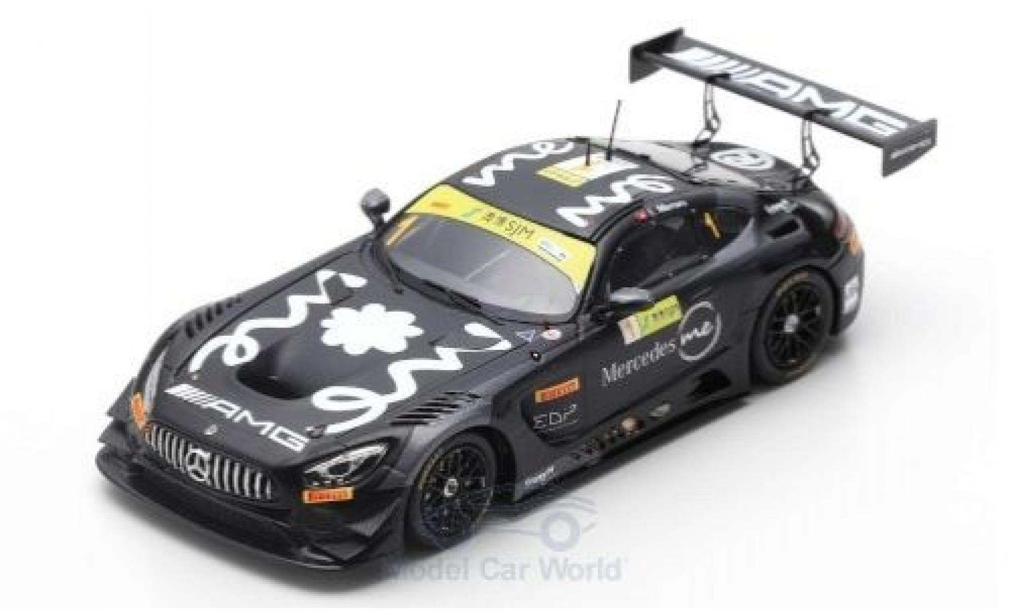 Mercedes AMG GT 1/18 Spark 3 No.1 -AMG Team GruppeM Racing Fia GT World Cup Macau 2018 E.Mortara modelauto