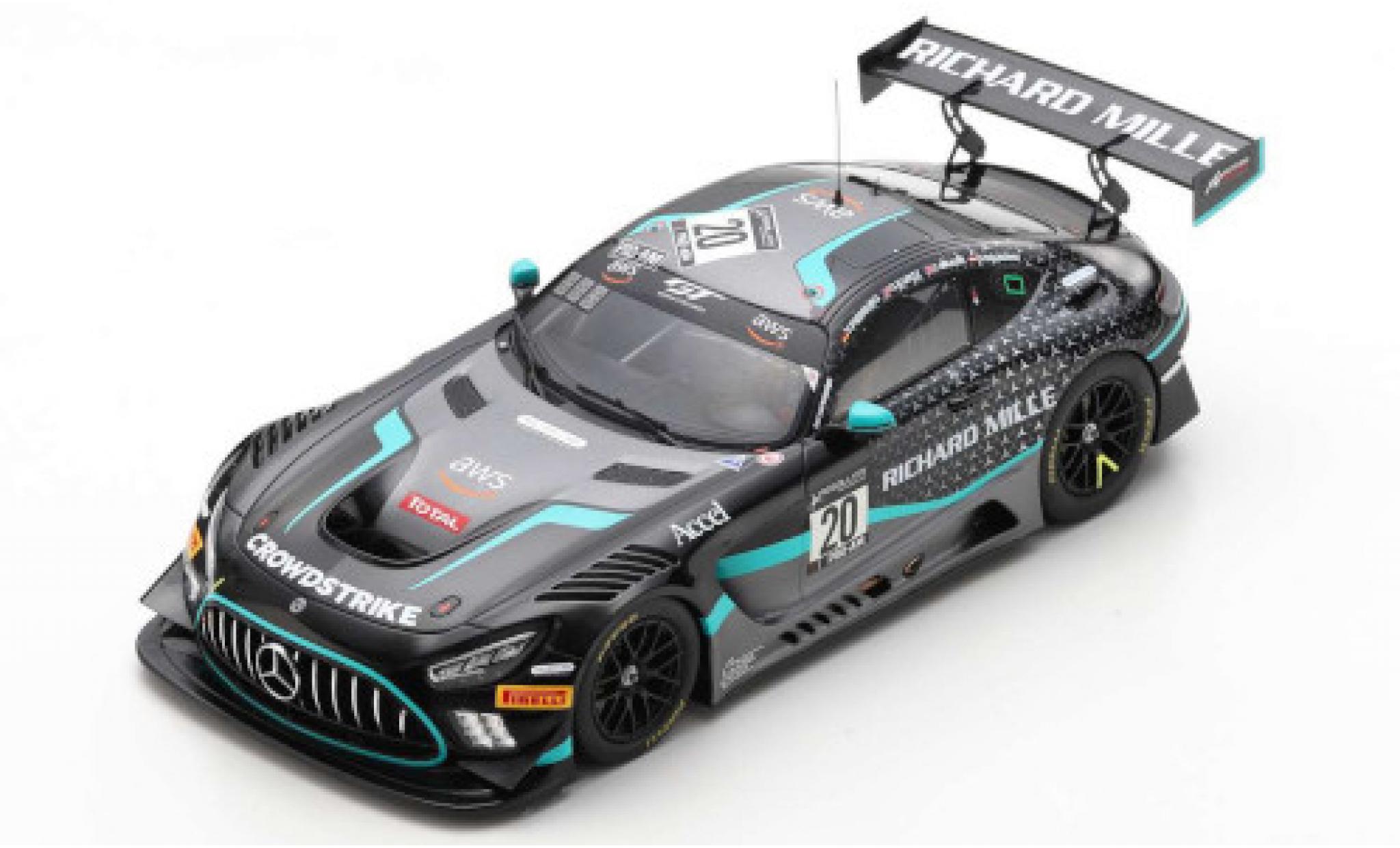 Mercedes AMG GT 1/18 Spark 3 No.20 SPS Automotive Performance 24h Spa 2020 G.Kurtz/V.Pierburg/D.Baumann/C.Braun modelauto