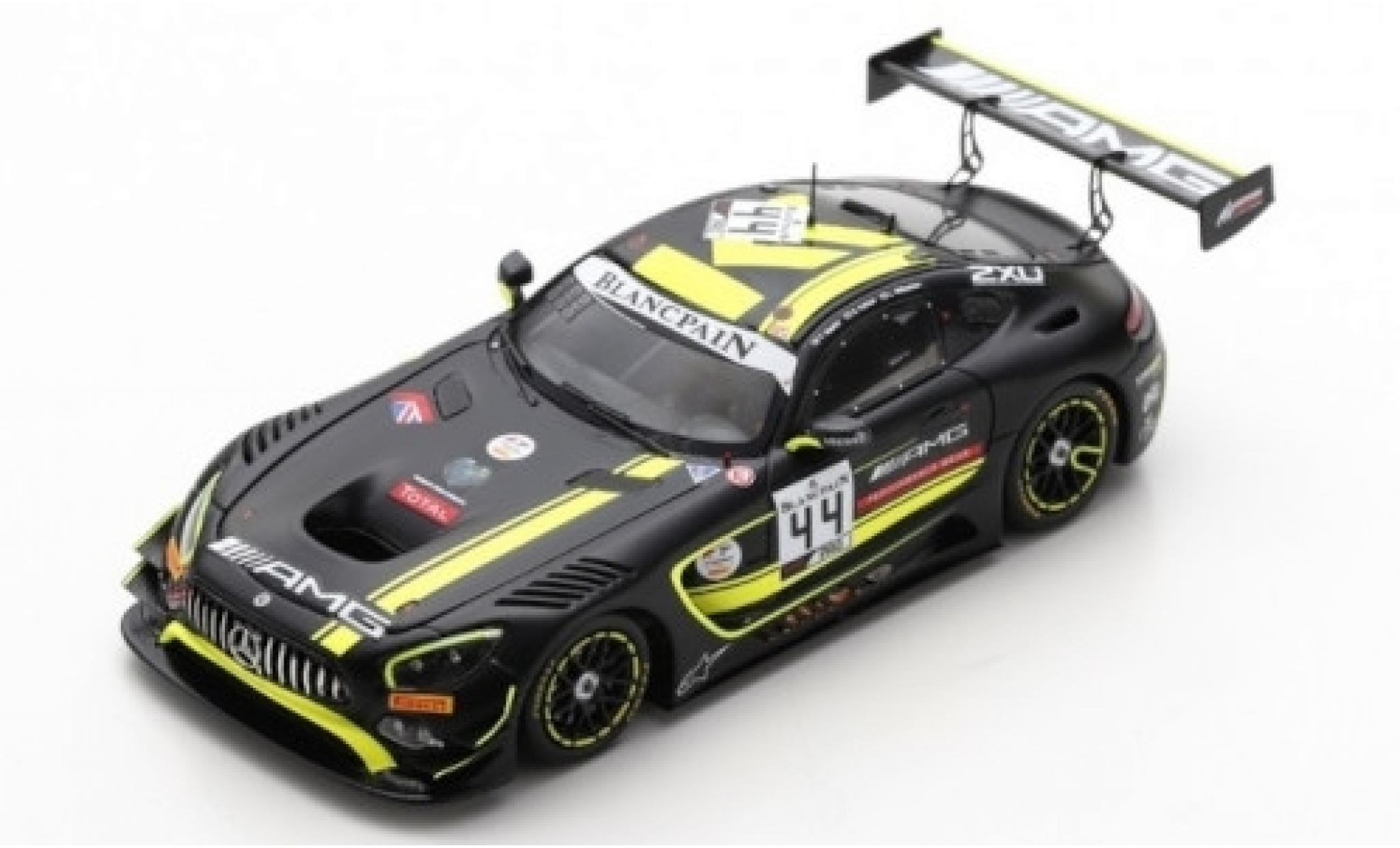 Mercedes AMG GT 1/43 Spark 3 No.44 -AMG Team Strakka Racing 24h Spa 2019 T.Vautier/L.Williamson/G.Paffett modelauto