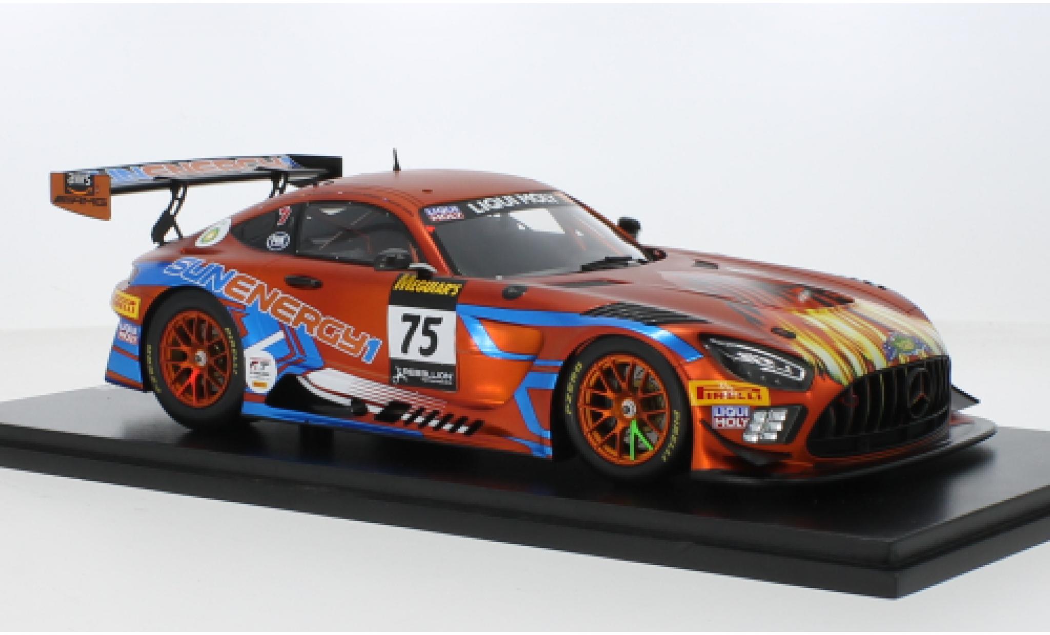 Mercedes AMG GT 1/18 Spark 3 No.75 SunEnergy 1 Racing 12h Bathurst 2022 1:18 modelauto