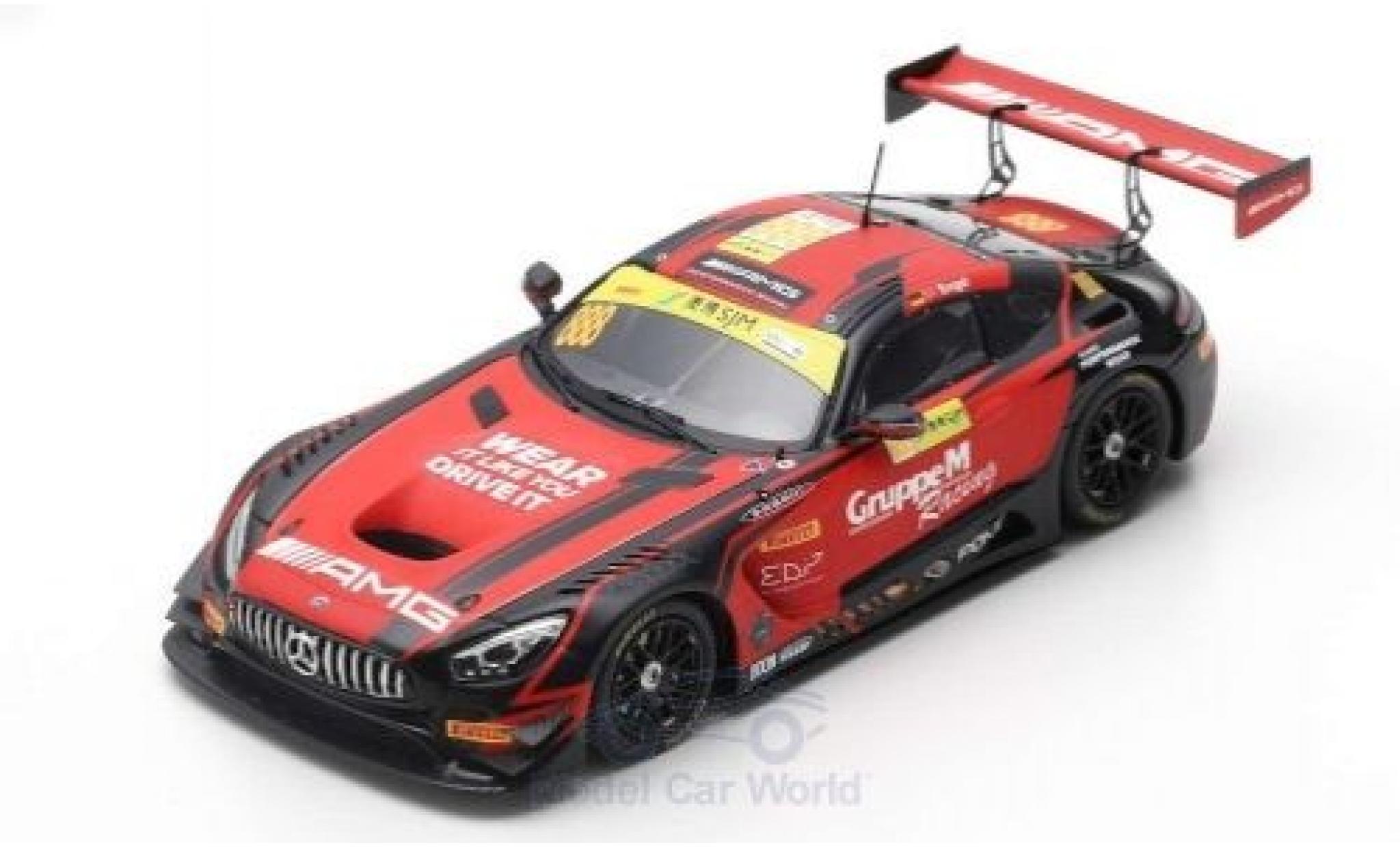 Mercedes AMG GT 1/18 Spark 3 No.888 -AMG Team GruppeM Racing Fia GT World Cup Macau 2018 M.Engel modelauto