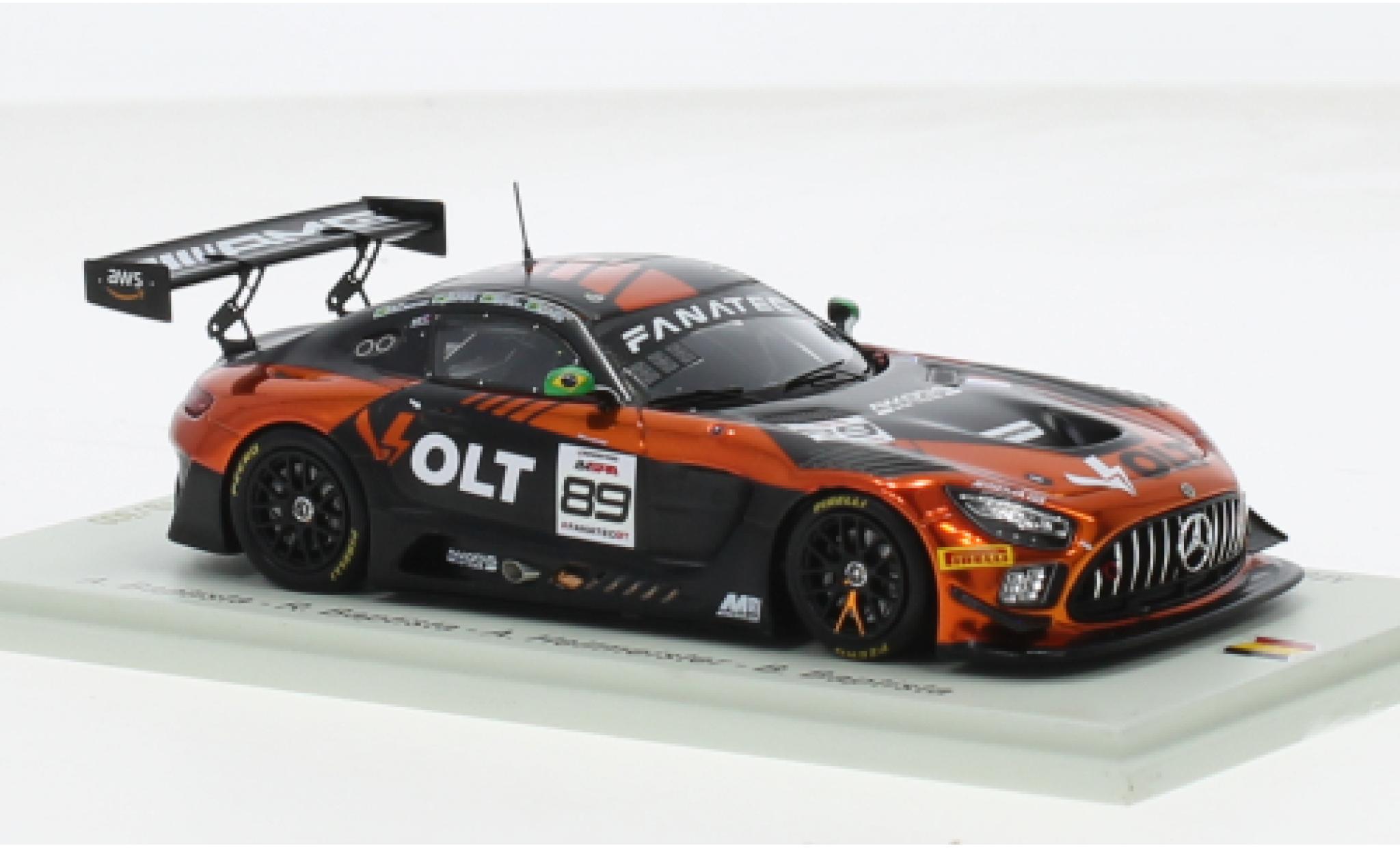 Mercedes AMG GT 1/43 Spark 3 No.89 AKKODIS ASP Team 24h Spa 2023 1:43 modelauto