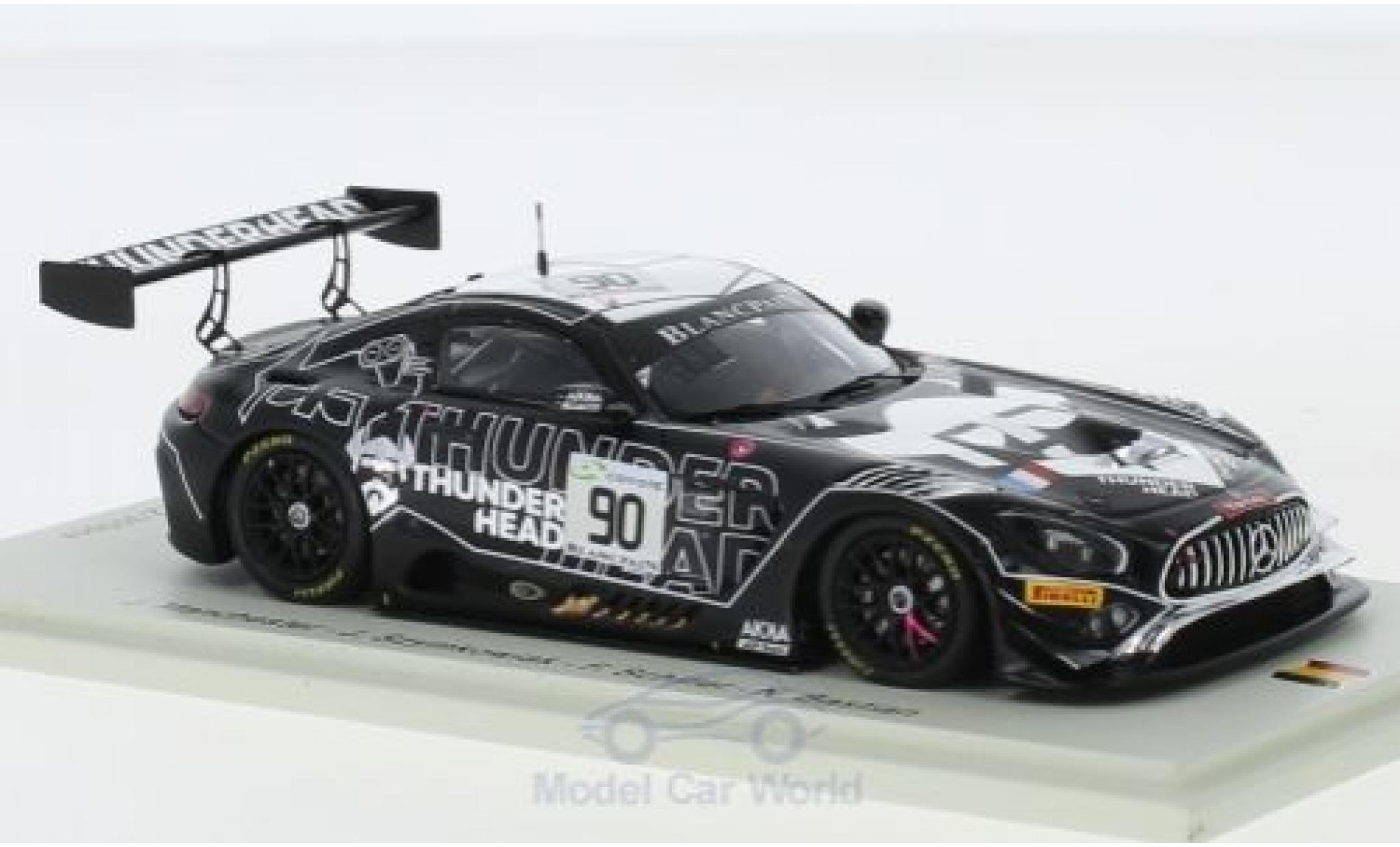 Mercedes AMG GT 1/43 Spark 3 No.90 AKKa ASP Team 24h Spa 2018 J.Manchester/J.Szymkowiak/F.Schiller/N.Bastian modelauto