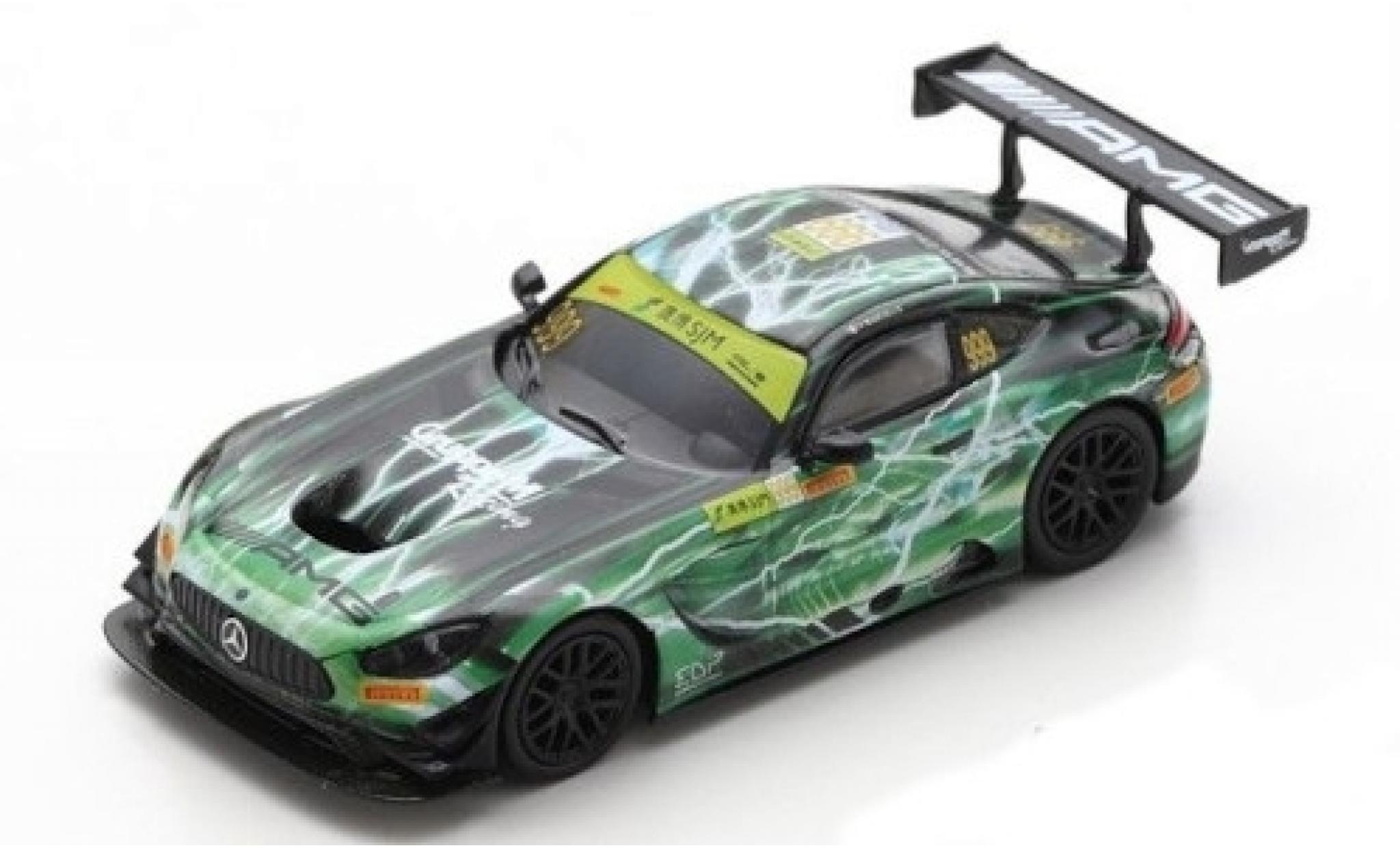 Mercedes AMG GT 1/43 Spark 3 No.999 -AMG Team GruppeM Racing Fia GT World Cup Macau 2019 R.Marciello modelauto