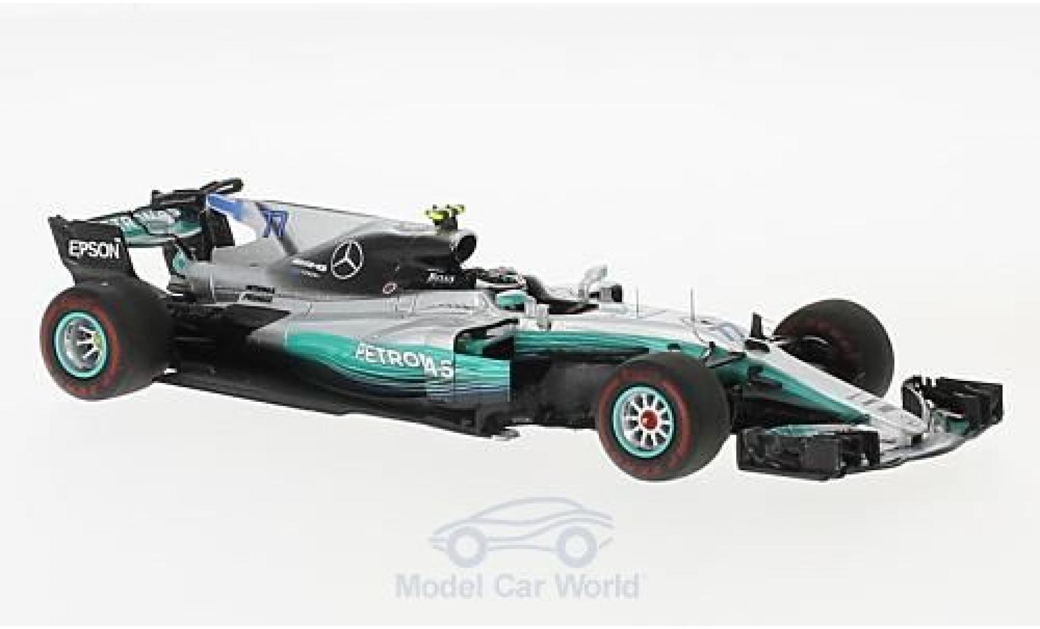 Mercedes F1 1/43 Spark W08 EQ Power+ No.77 AMG Petronas Team Formel 1 GP Australien 2017 V.Bottas modelauto