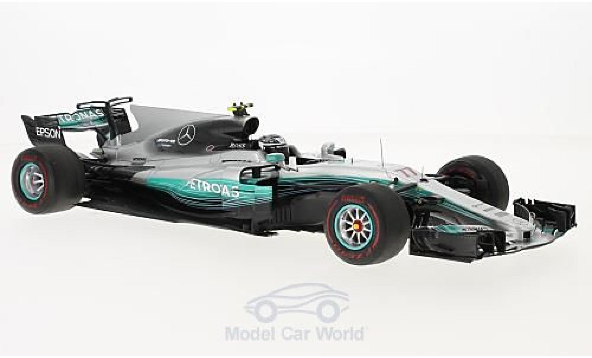 Mercedes F1 1/18 Spark W08 EQ Power+ No.77 AMG Petronas Motorsport Formel 1 GP Russland 2017 V.Bottas modelauto