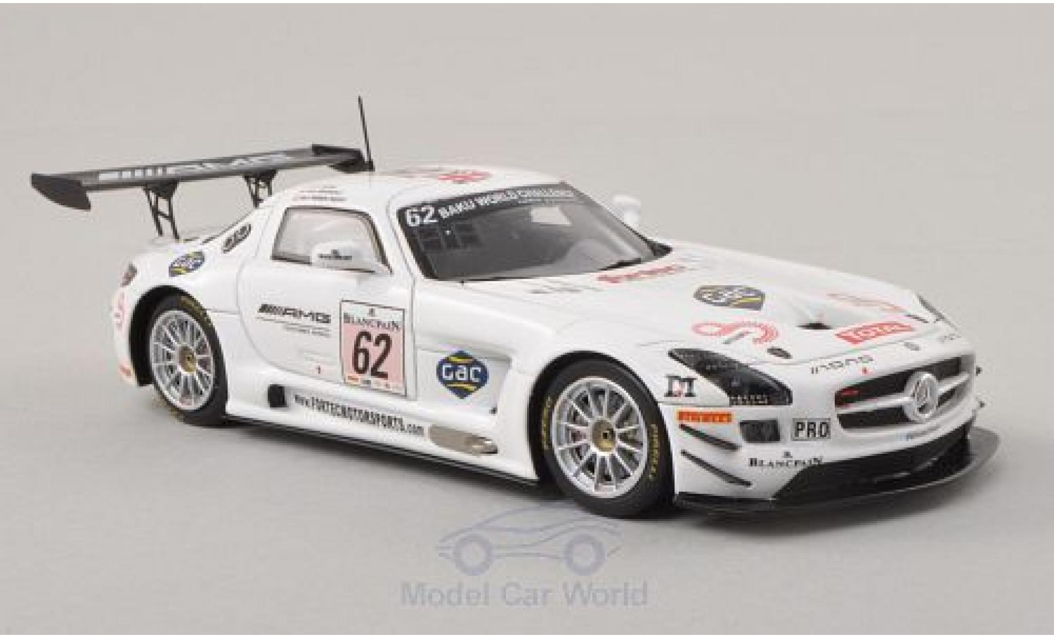 Mercedes SLS 1/43 Spark AMG GT3 No.62 AMG Customer Sports 24h Spa 2013 O.Webb/K.Wendlinger/A.Brundle modelauto