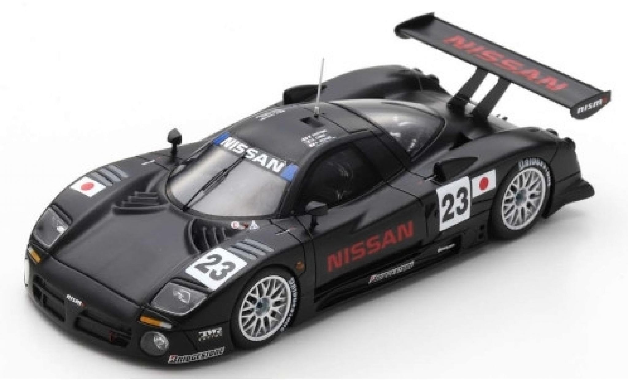 Nissan R390 1/43 Spark GT1 RHD No.23 Motorsport 24h Le Mans 1997 Vor-Qualifikation K.Hoshino/E.Comas/M.Kageyama modelauto