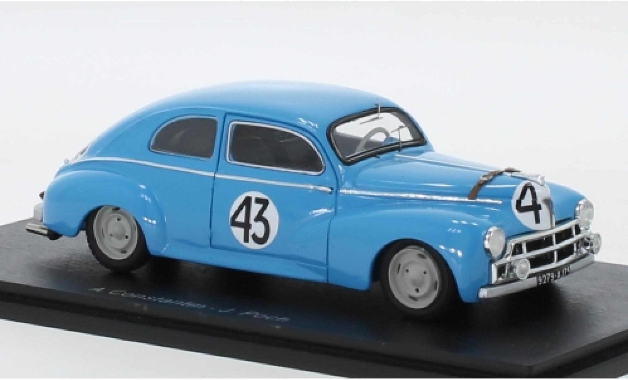 Peugeot 203 1/43 Spark C No.43 Alexandre Constantin 24h Le Mans 1952 A.Constantin/J.Poch modelauto