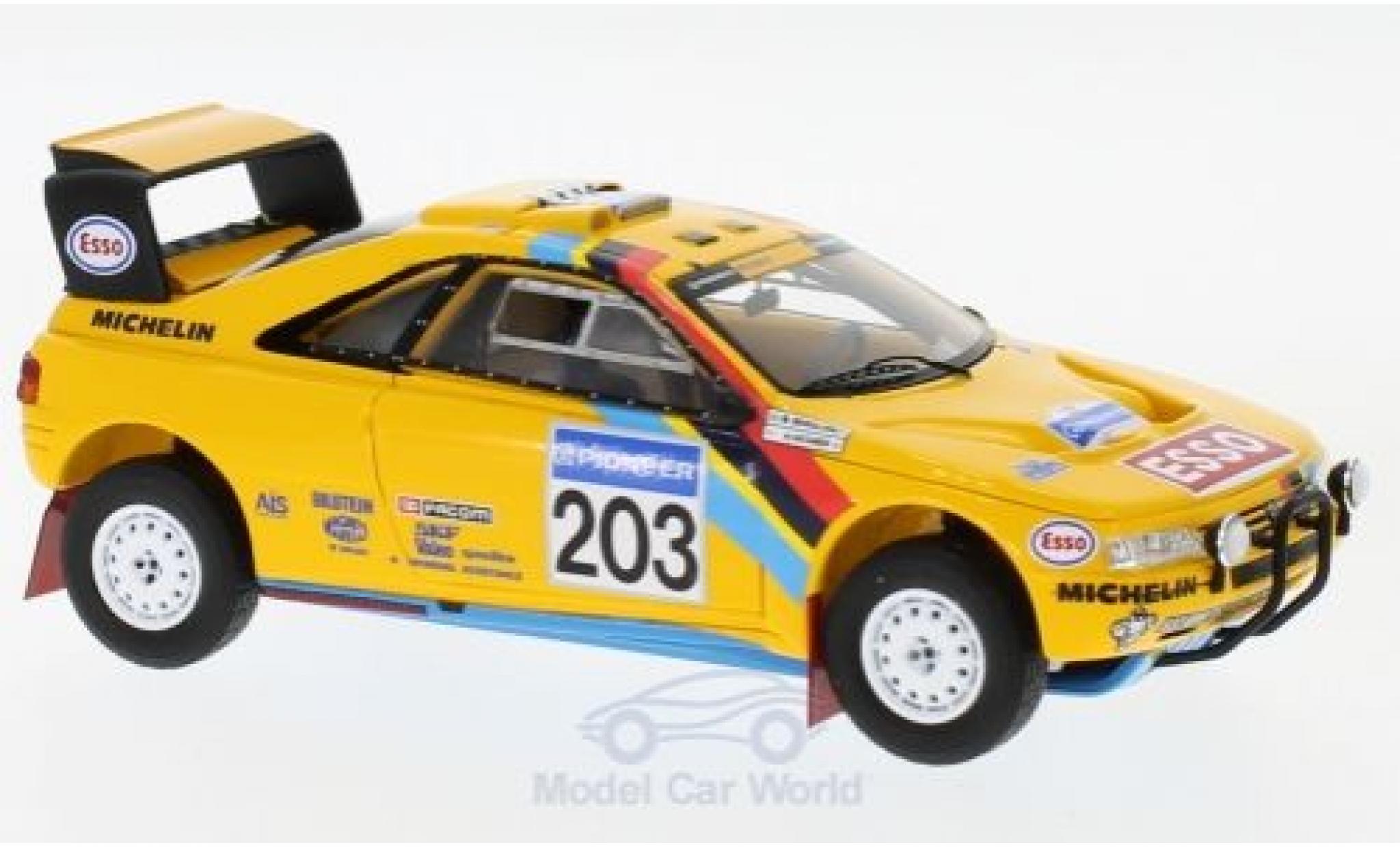 Peugeot 405 1/43 Spark T16 Grand Raid No.203 Rallye Paris Dakar 1990 A.Vatanen/B.Berglund modelauto