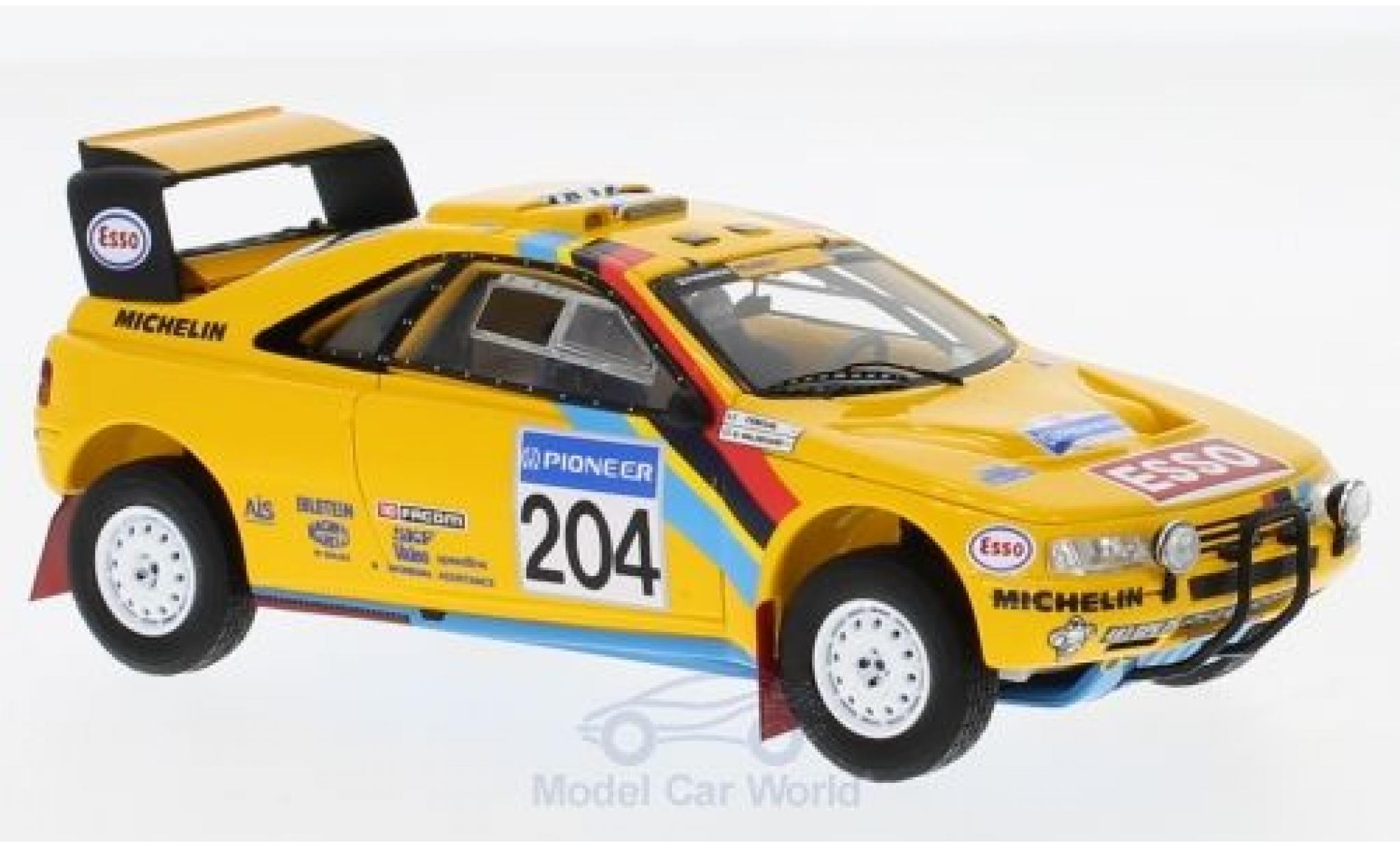 Peugeot 405 1/43 Spark T16 Grand Raid No.204 Camel Rallye Paris Dakar 1990 mit Decals B.Waldegard/J.-C.Fenouil modelauto