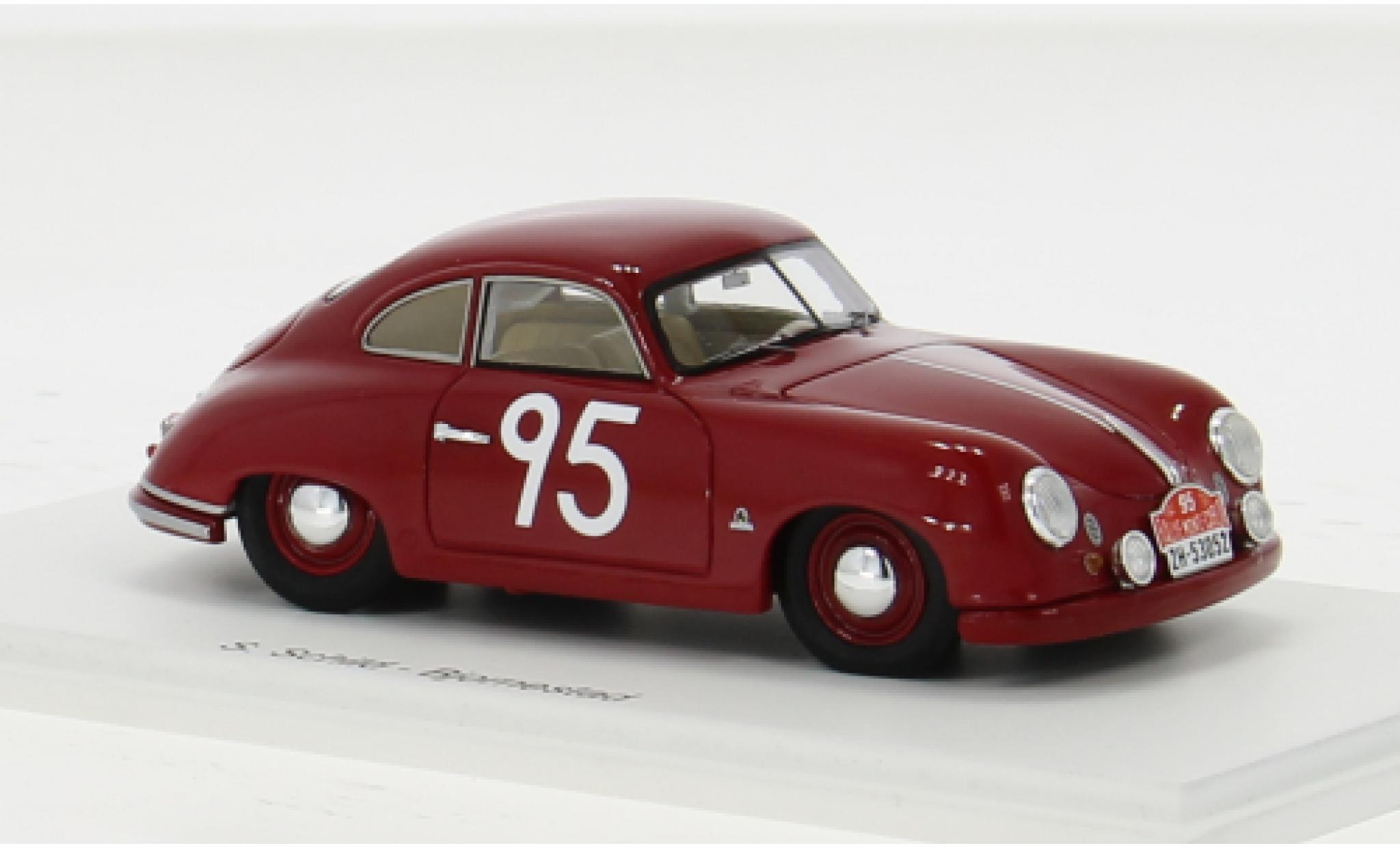 Porsche 356 1/43 Spark 1100 No.95 Rallye Monte Carlo 1954 1:43 modelauto