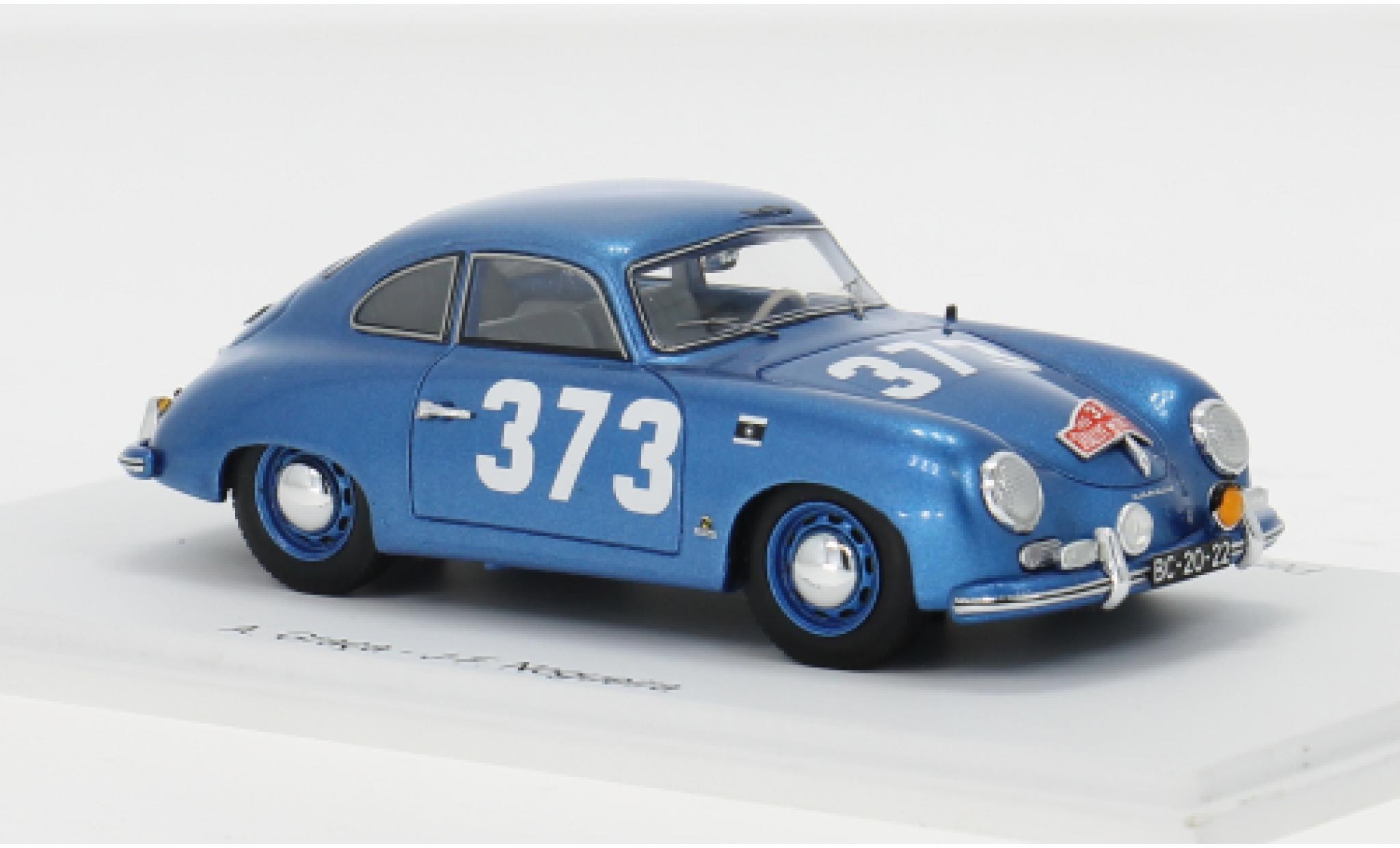 Porsche 356 1/43 Spark 1500 Rally Monte Carlo 1955 #373 1:43 modelauto