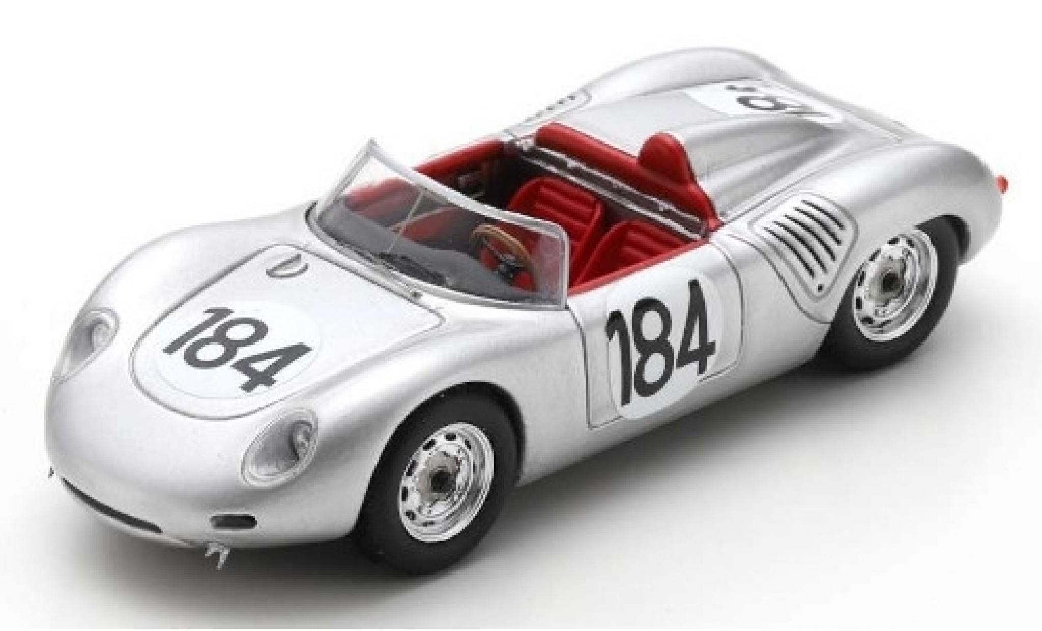 Porsche 718 1/43 Spark RS60 No.184 Targa Florio 1960 J.Bonnier/H.Herrmann modelauto