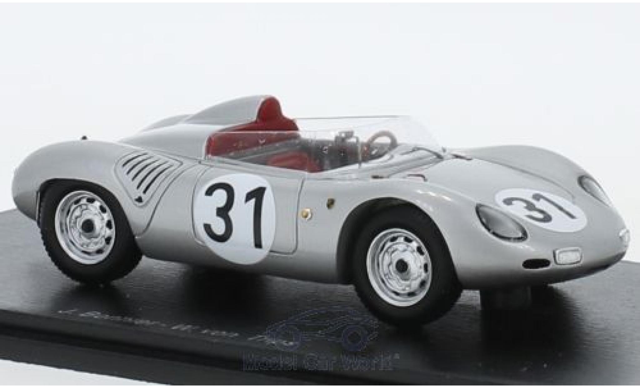 Porsche 718 1/43 Spark RSK No.31 24h Le Mans 1959 J.Bonnier/W.von Trips modelauto