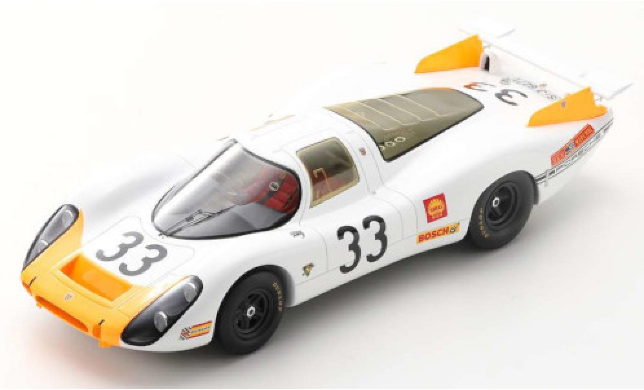 Porsche 908 1968 1/18 Spark No.33 System Engineering 24h Le Mans 1968 R.Stommelen/J.Neerpasch modelauto