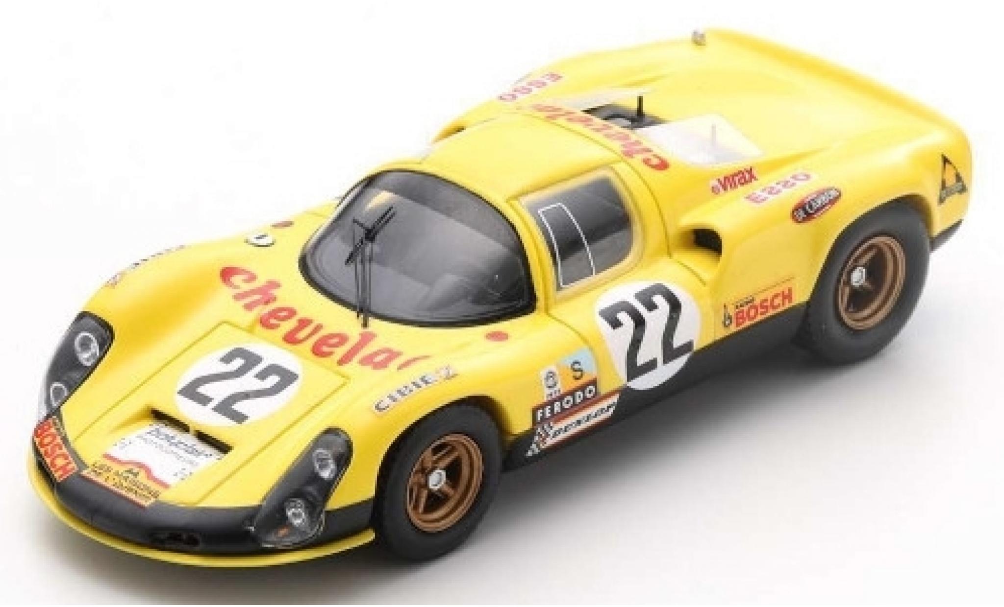 Porsche 910 1/43 Spark No.22 24h Le Mans 1973 R.Touroul/J.P.Roodt modelauto