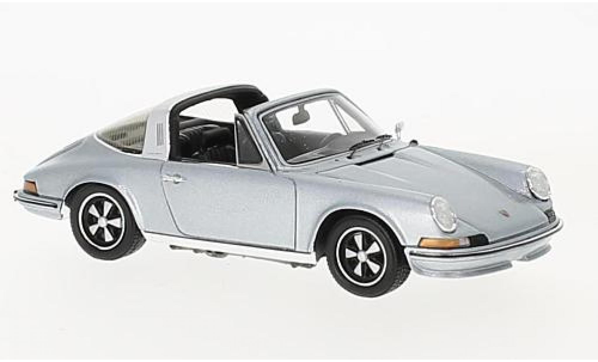 Porsche 911 1/43 Spark 2.4S Targa grijs 1973 modelauto