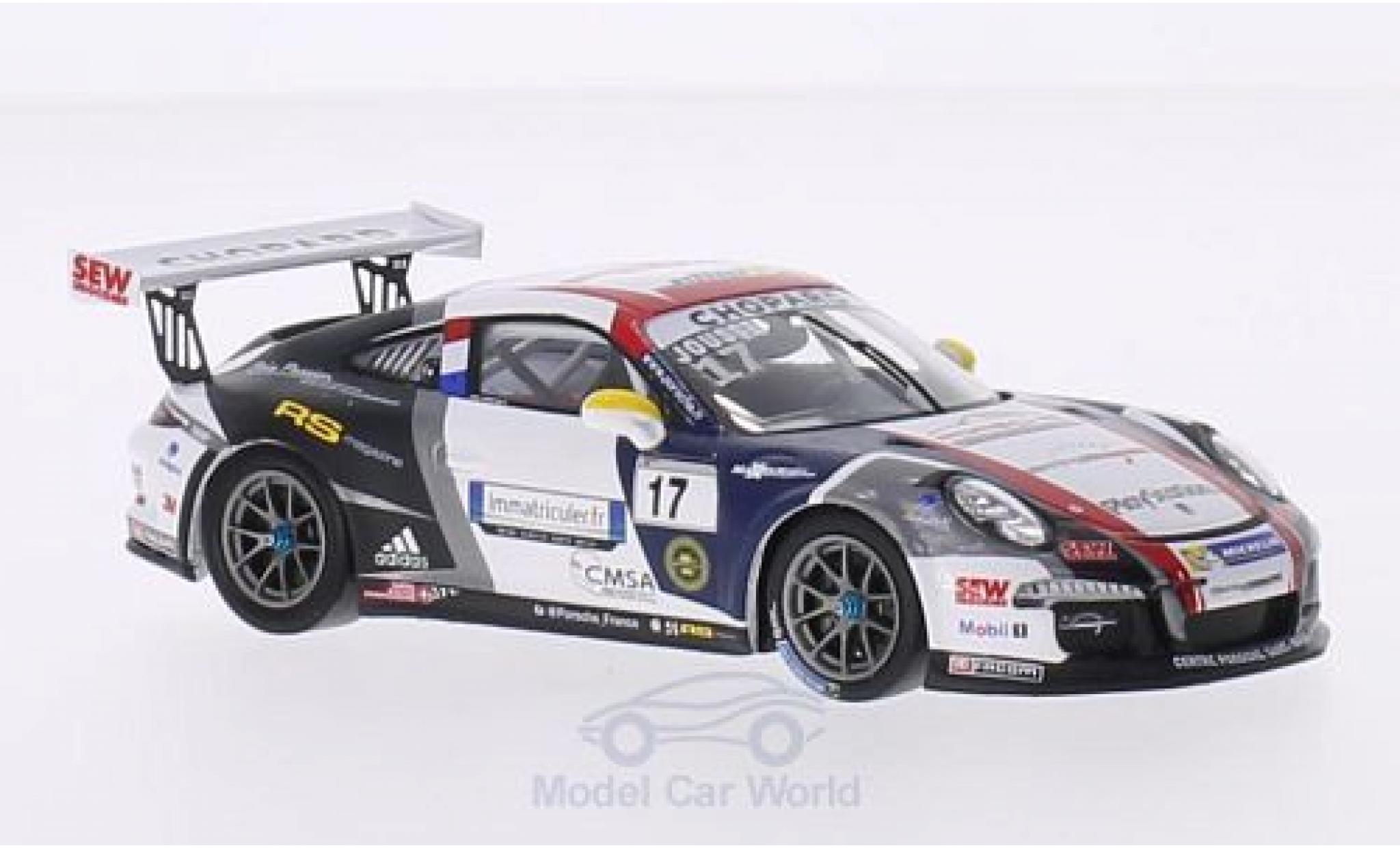 Porsche 991 GT3 Cup 1/43 Spark 911 () GT3 Cup No.17 Sebastien Loeb Racing Carrera Cup France 2015 M.Jousse modelauto