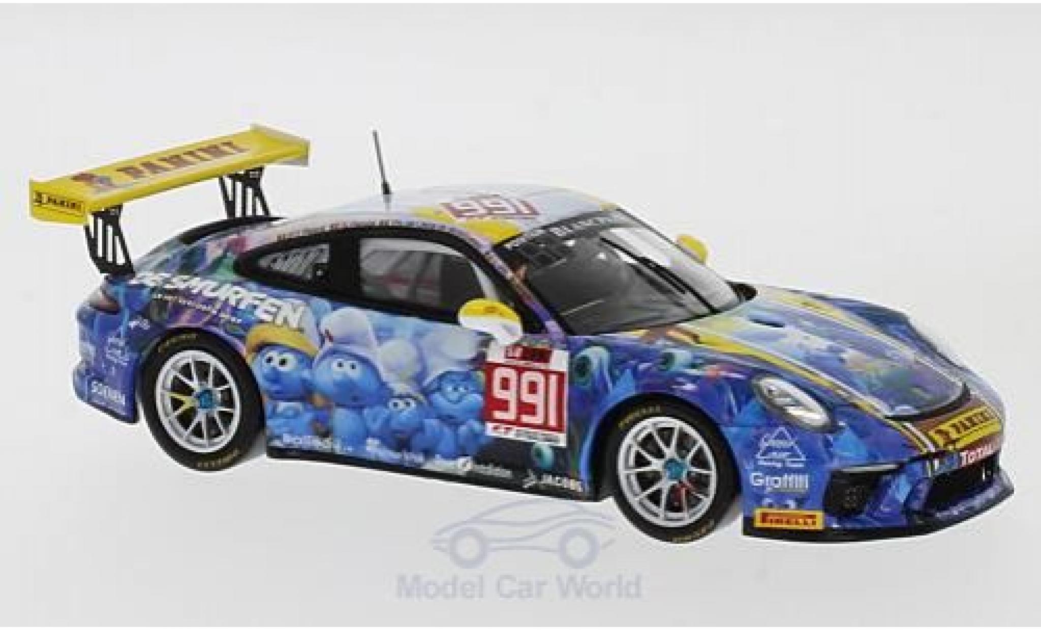 Porsche 991 GT3 Cup 1/43 Spark 911 () GT3 Cup No. SpeedLover 24h Spa 2017 P.Y.Paque/G.Paisse/T.de Latre du Bosqueau/L.-P.Soenen modelauto