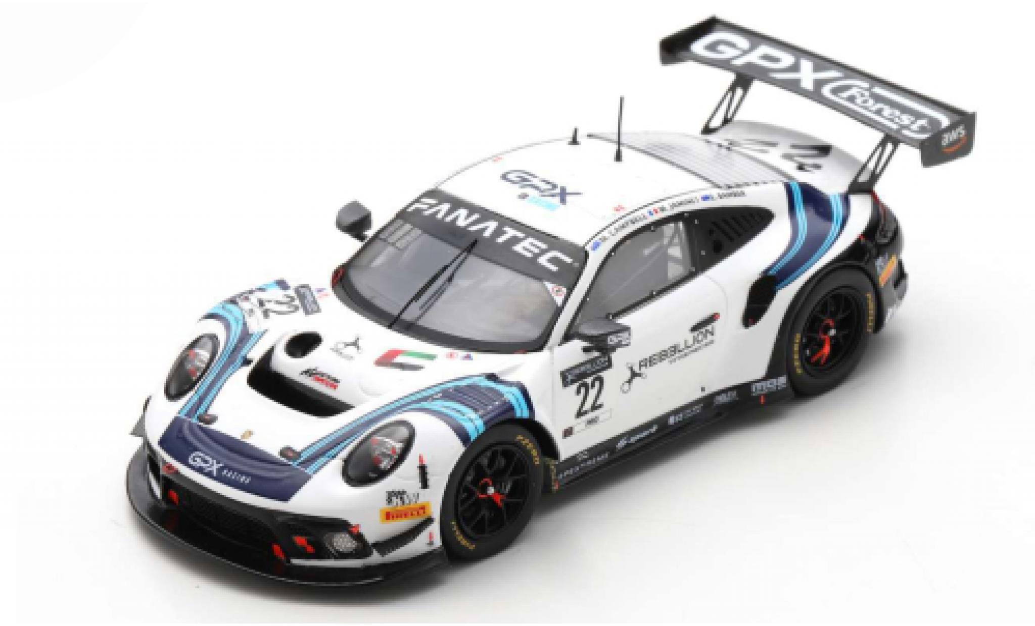Porsche 991 GT3 R 1/43 Spark 911 () GT3 R No.22 GPX Racing WEC 1000km Paul Ricard 2021 M.Campbell/E.Bamber/M.Jaminet modelauto