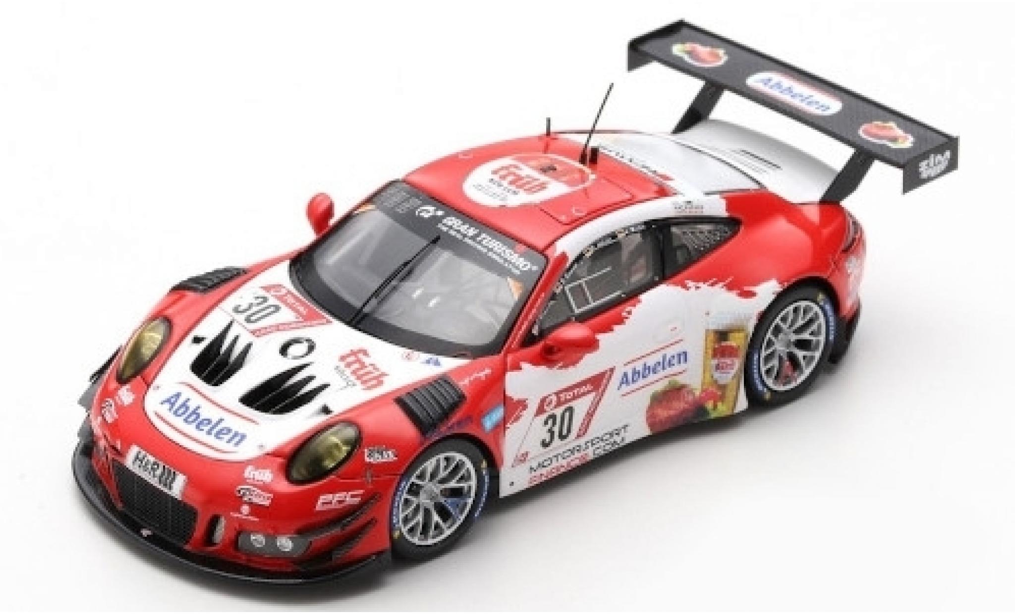 Porsche 992 GT3 R 1/43 Spark 911 (991) GT3 R No.30 Frikadelli Racing Team 24h N&uuml;rburgring 2019 K.Abbelen/A.M&uuml;ller/R.Renauer/T.Preining modelauto