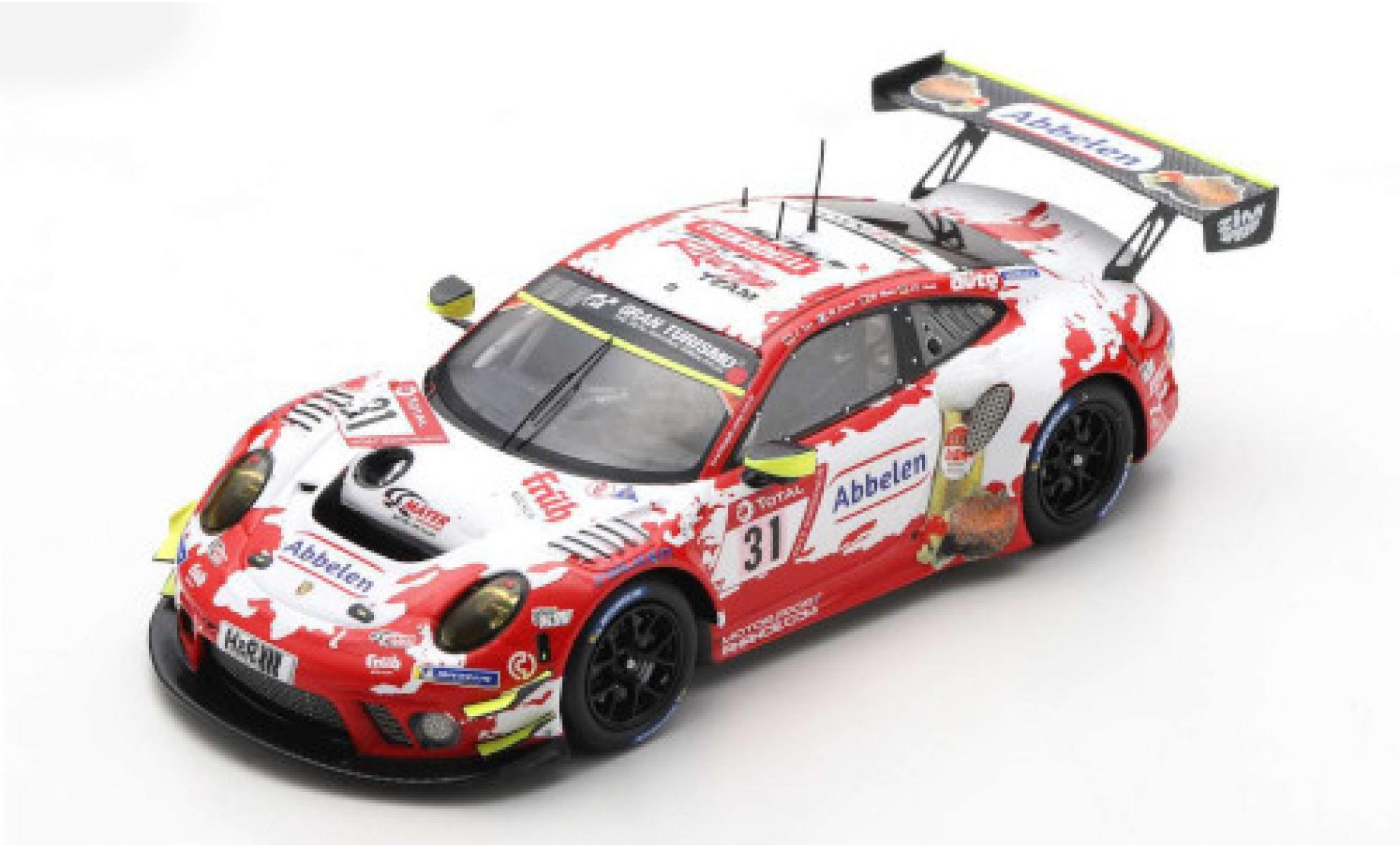 Porsche 992 GT3 R 1/43 Spark 911 (991) GT3 R No.31 Frikadelli Racing Team 24h N&uuml;rburgring 2020 L.Kern/M.Jaminet/M.Martin/L.D.Arnold modelauto