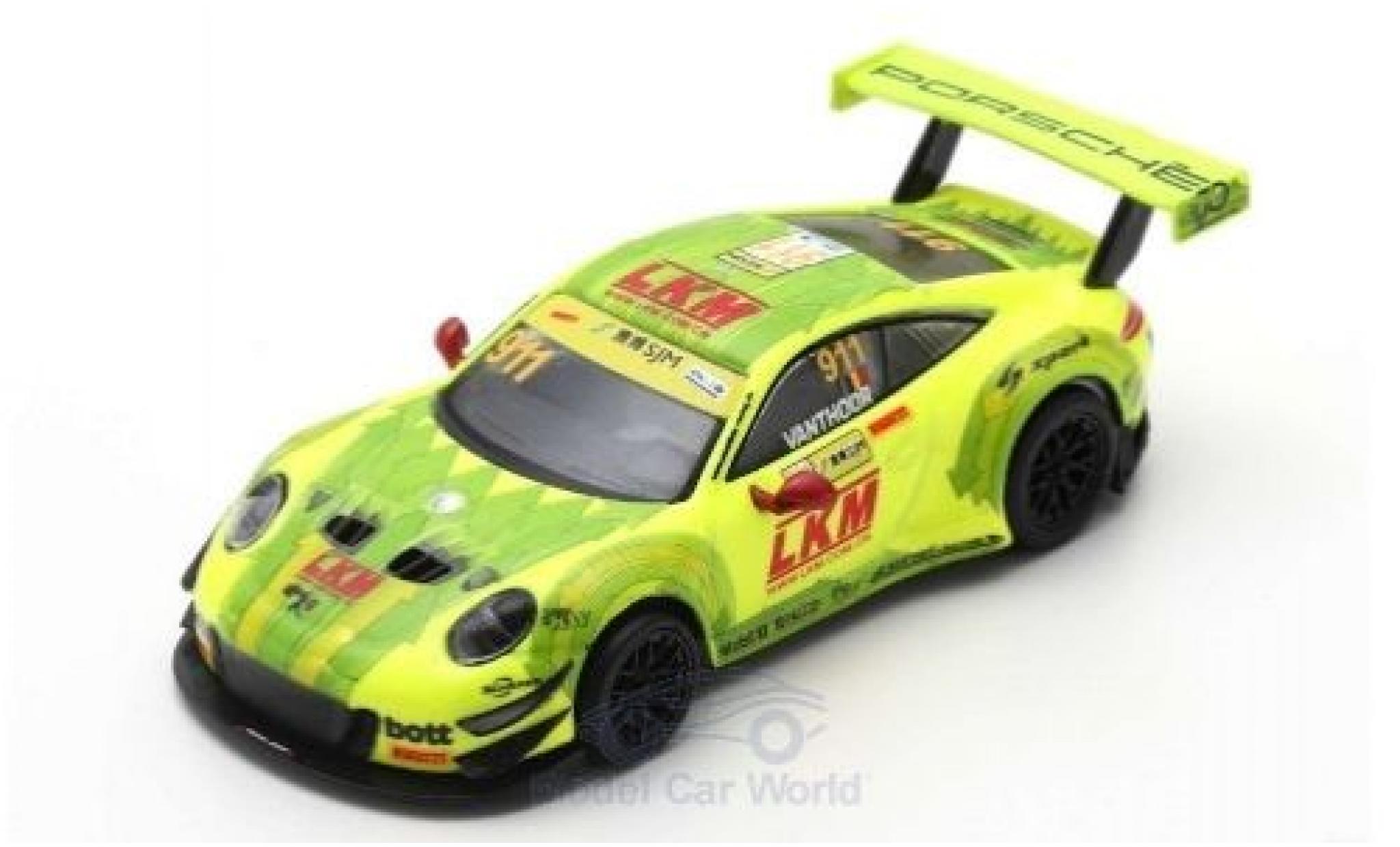 Porsche 991 GT3 R 1/43 Spark 911 () GT3 R No.911 Manthey-Racing Fia GT World Cup Macau 2018 L.Vanthoor modelauto