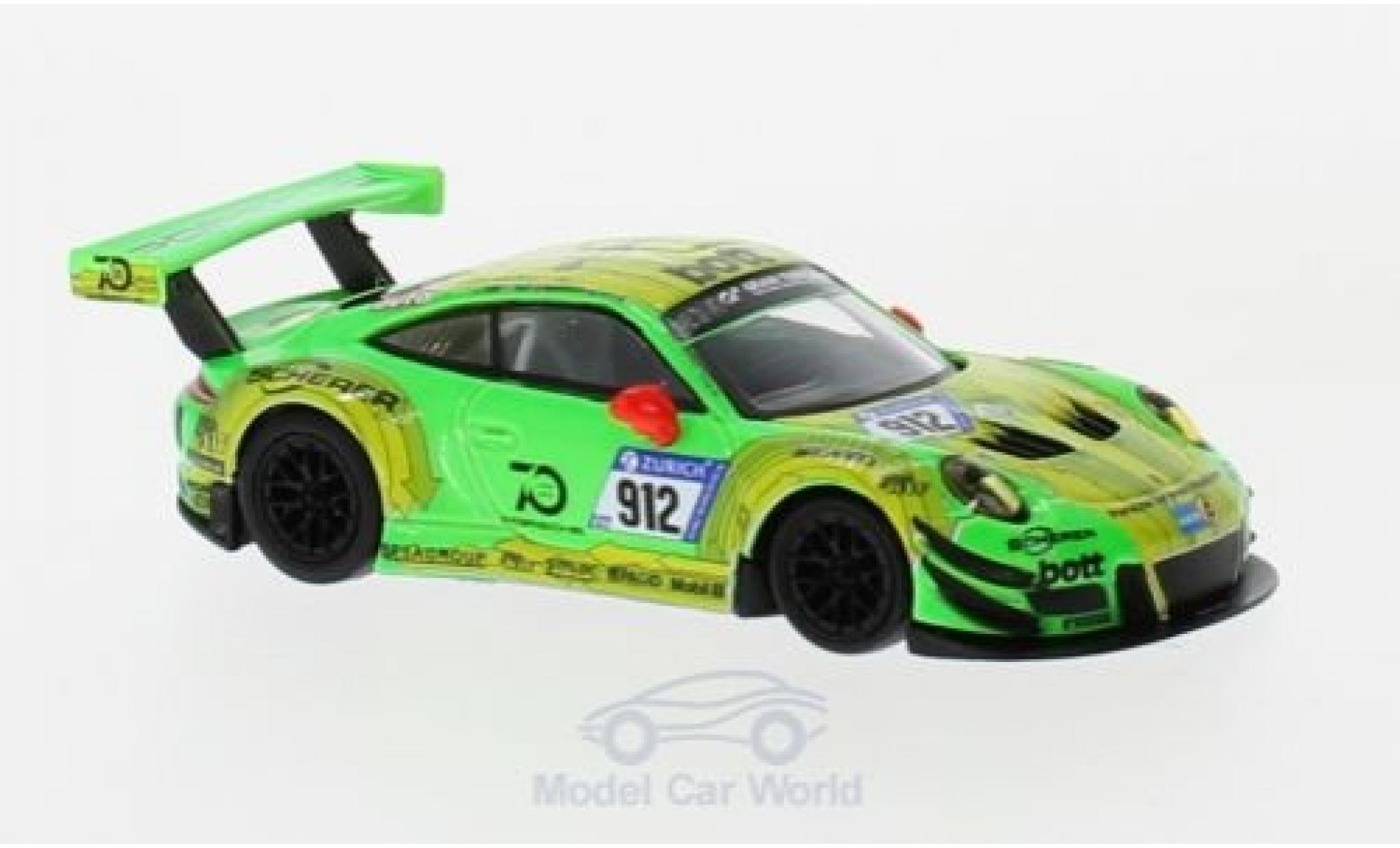 Porsche 991 GT3 R 1/18 Spark 911 () GT3 R No.912 Manthey Racing 24h N&uuml;rburgring 2018 R.Lietz/P.Pilet/F.Makowiecki/N.Tandy modelauto