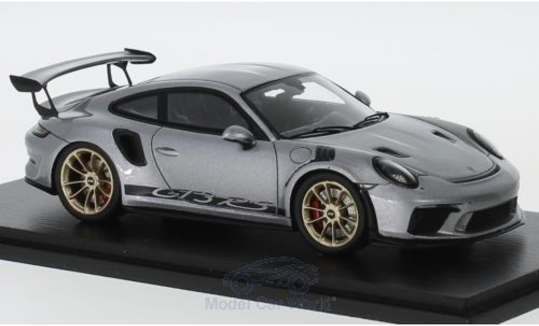 Porsche 991 GT3 RS 1/43 Spark 911 () GT3 RS metallic grijs 2018 modelauto
