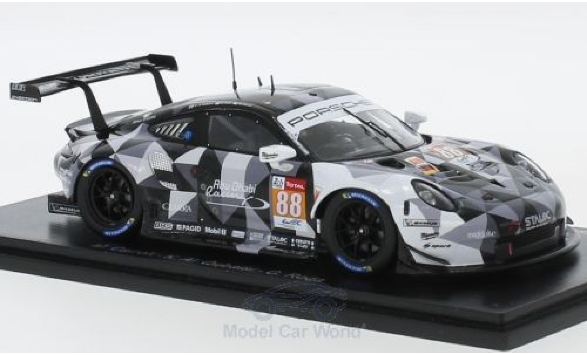 Porsche 991 RSR 1/43 Spark 911 () RSR No.88 Dempsey Proodon Racing 24h Le Mans 2018 M.Cairoli/K.Al Qubaisi/G.Roda modelauto