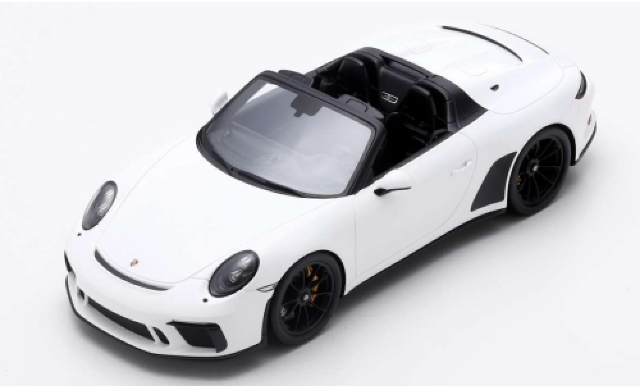 Porsche 992 Speedster 1/18 Spark 911 (991) Speedster wit 2019 modelauto