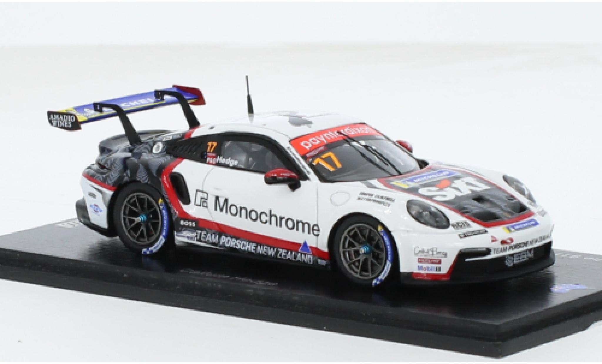 Porsche 992 GT3 1/43 Spark 911  Cup No.17 Carrera Cup Australia 2023 1:43 modelauto