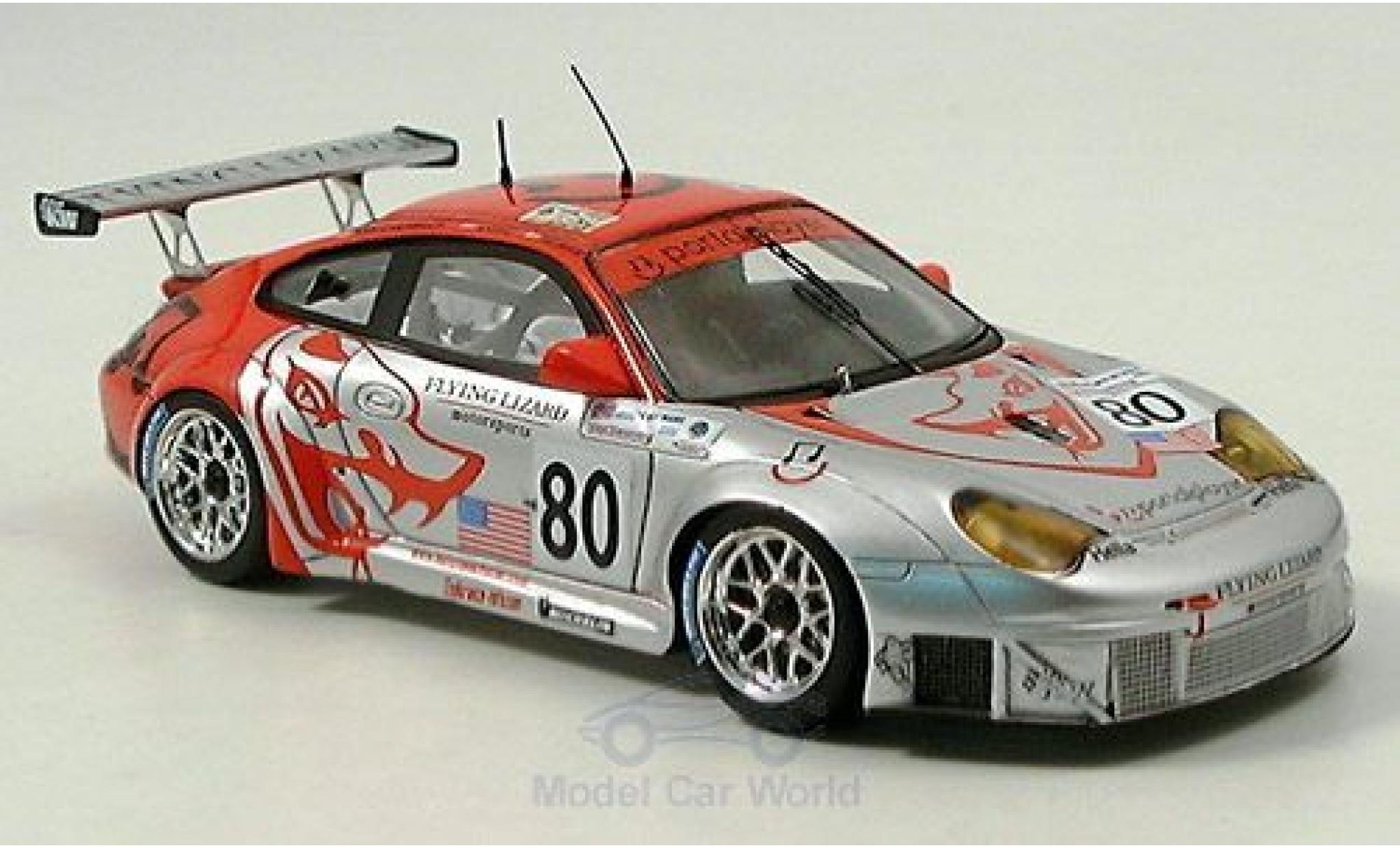 Porsche 997 GT3 RSR 1/43 Spark 911 (996) GT3 RSR No.80 Flying Lizard Motorsports Le Mans Le Mans 2006 van Overbeek/P.Long modelauto