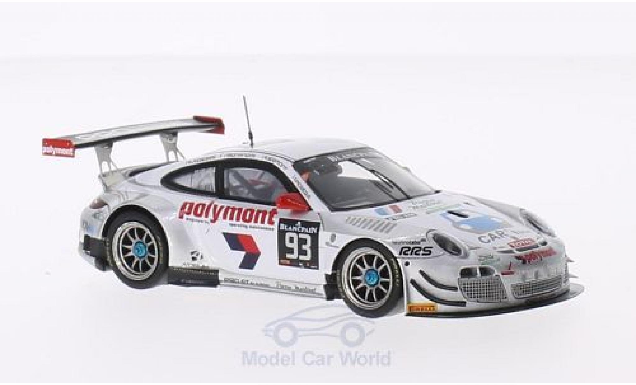 Porsche 991 GT3 R 1/43 Spark 911 (997) GT3 R No.93 Pro GT by Almeras 24h Spa 2014 L.Lasserre/E.Dermont/F.Perera/M.Bonanomi modelauto