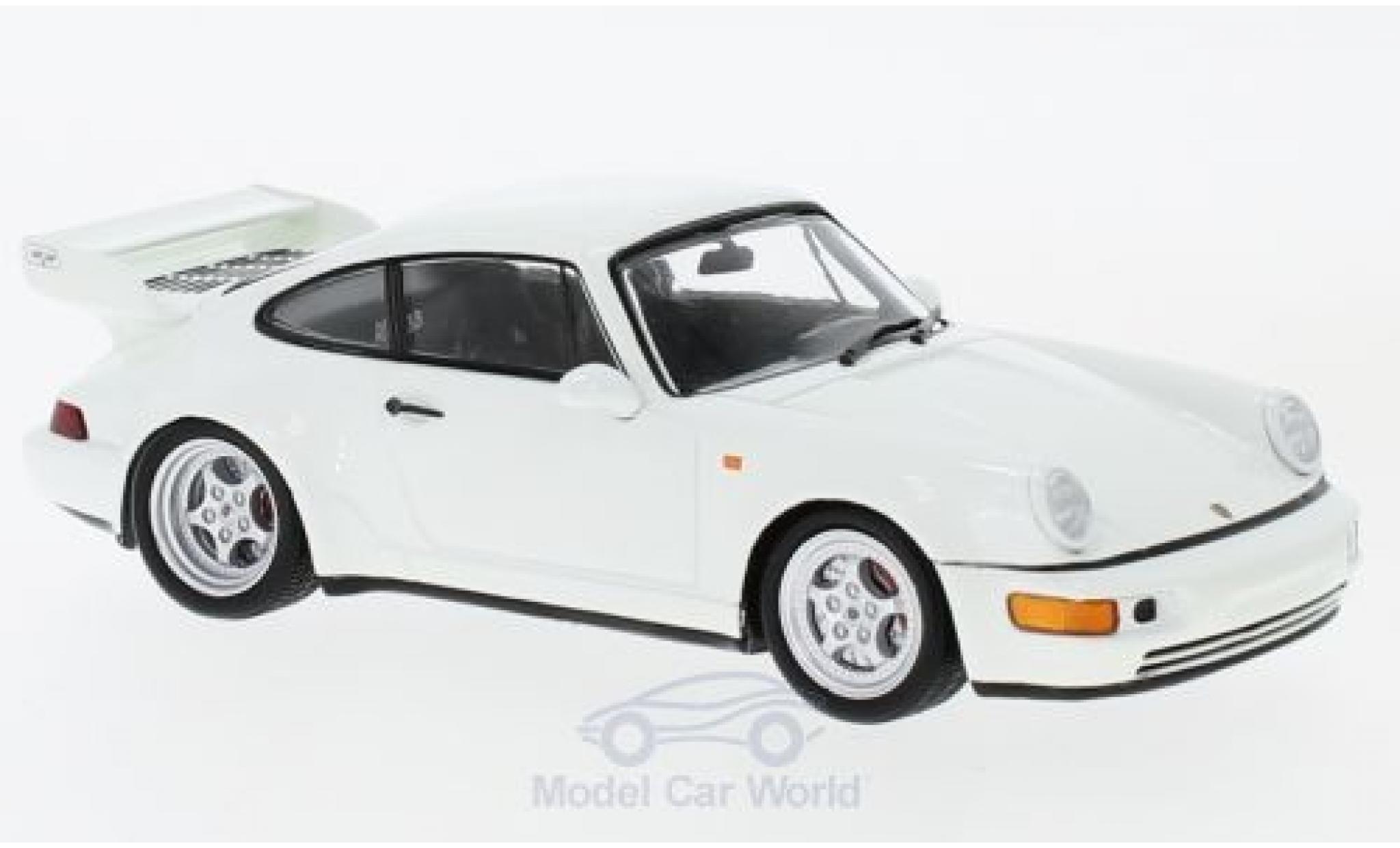 Porsche 993 RS 1/43 Spark 911 Carrera RS 3.8 wit 1 modelauto