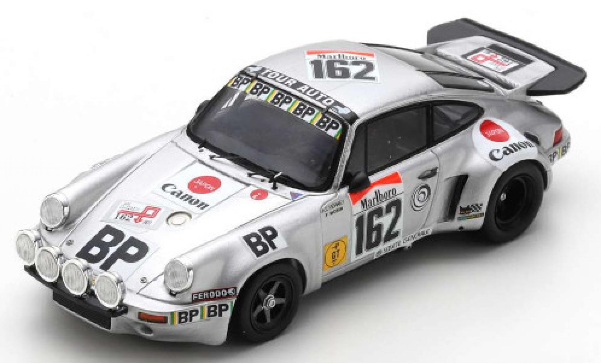 Porsche 930 RSR 1/43 Spark 911 Carrera RSR 3.0 No.162 BP Tour de France Auto 1977 A-C.Verney/D.Emmanuelli modelauto