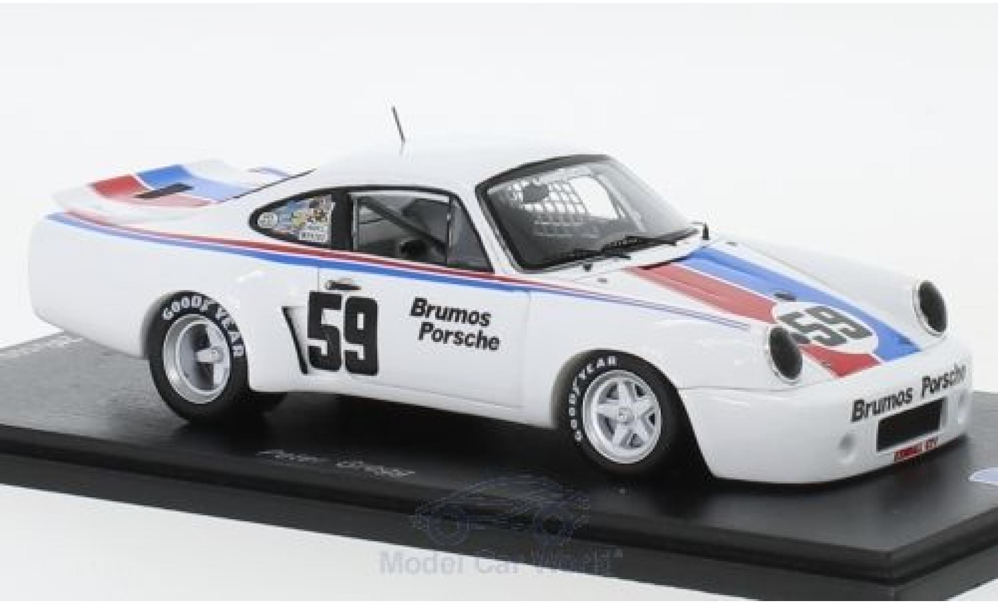 Porsche 930 RSR 1/43 Spark 911 Carrera RSR No.59 100 Miles MID-Ohio 1975 P.Gregg modelauto