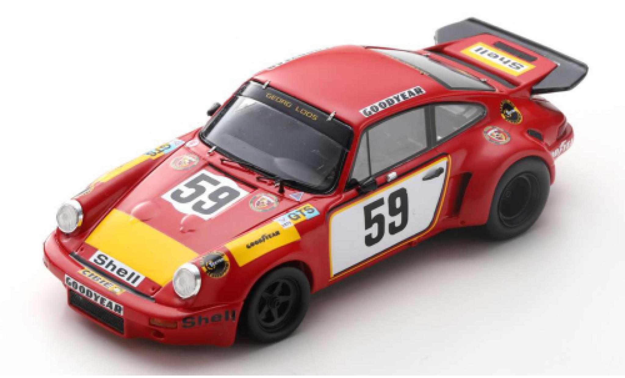 Porsche 930 RSR 1/43 Spark 911 Carrera RSR No.59 Gelo Racing Team 24h Le Mans 1975 T.Schenken/H.Ganley modelauto