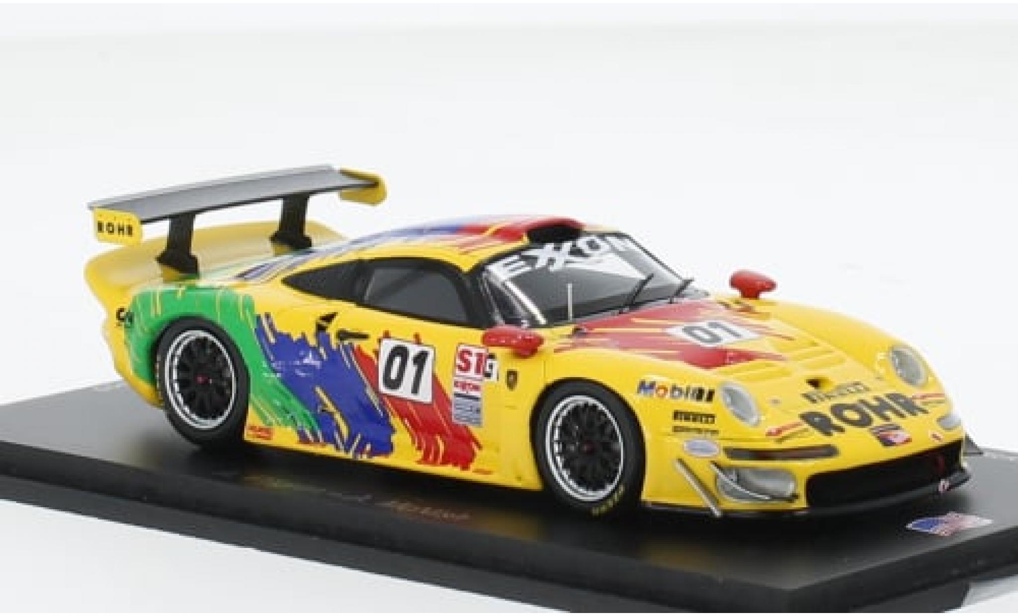 Porsche 996 GT1 1/43 Spark 911 No.01 Rohr Motorsport Las Vegas 1997 1:43 modelauto