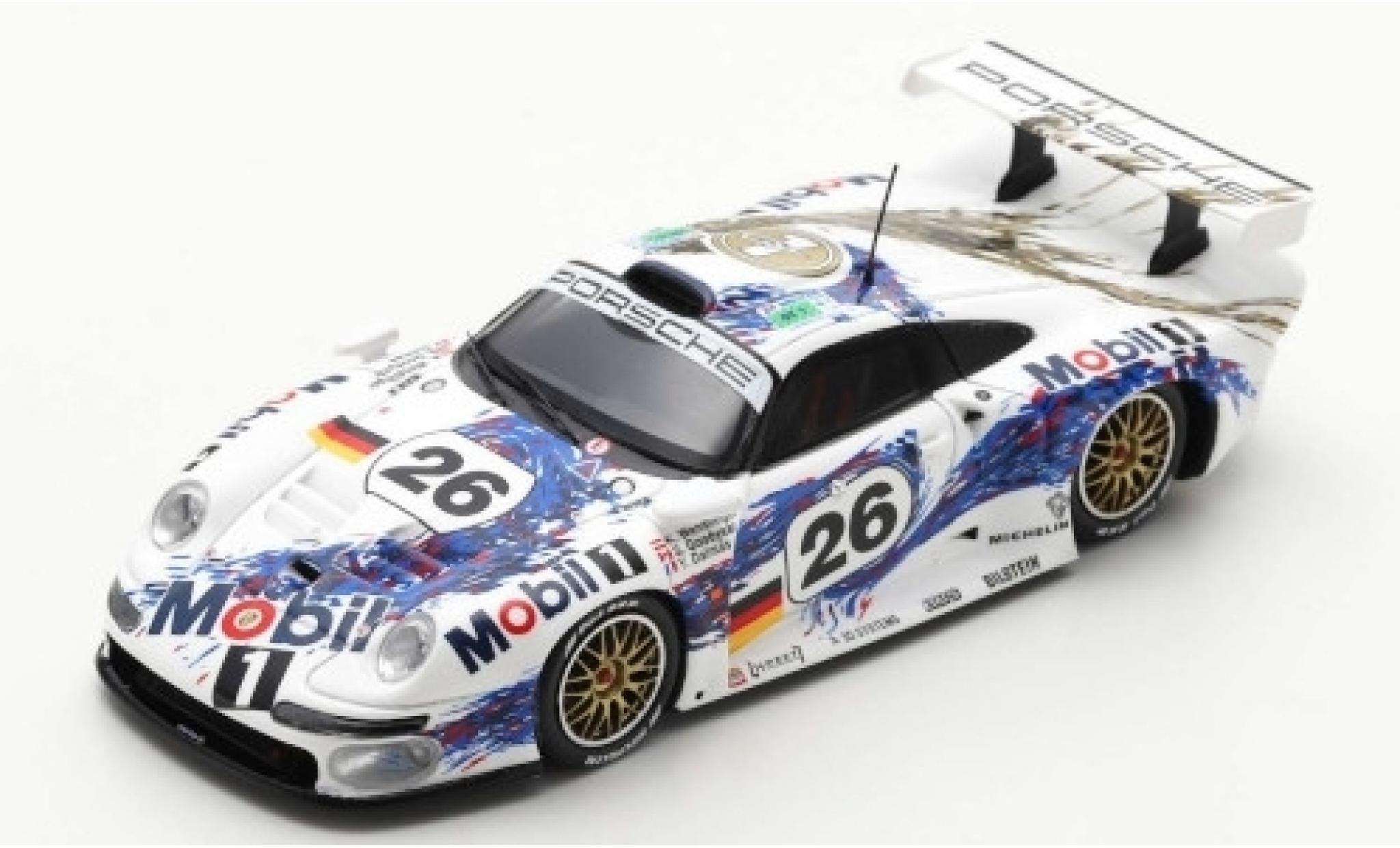 Porsche 993 1/43 Spark 911 GT1 No.26 AG Mobil 1 24h Le Mans 1996 Y.Dalmas/K.Wendlinger/S.Goodyear modelauto