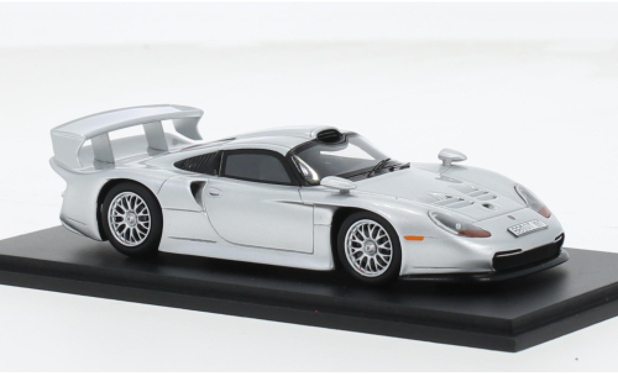 Porsche 996 GT1 1/43 Spark 911 wit 1997 1:43 modelauto