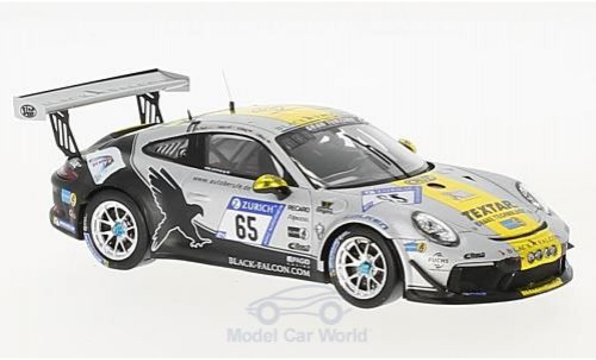 Porsche 991 GT3 1/43 Spark 911 GT3 No.65 Black Falcon Team TMD Friction 24h N&uuml;rburgring 2017 J.Blauwl/S.Karg/Takis/A.Toril modelauto