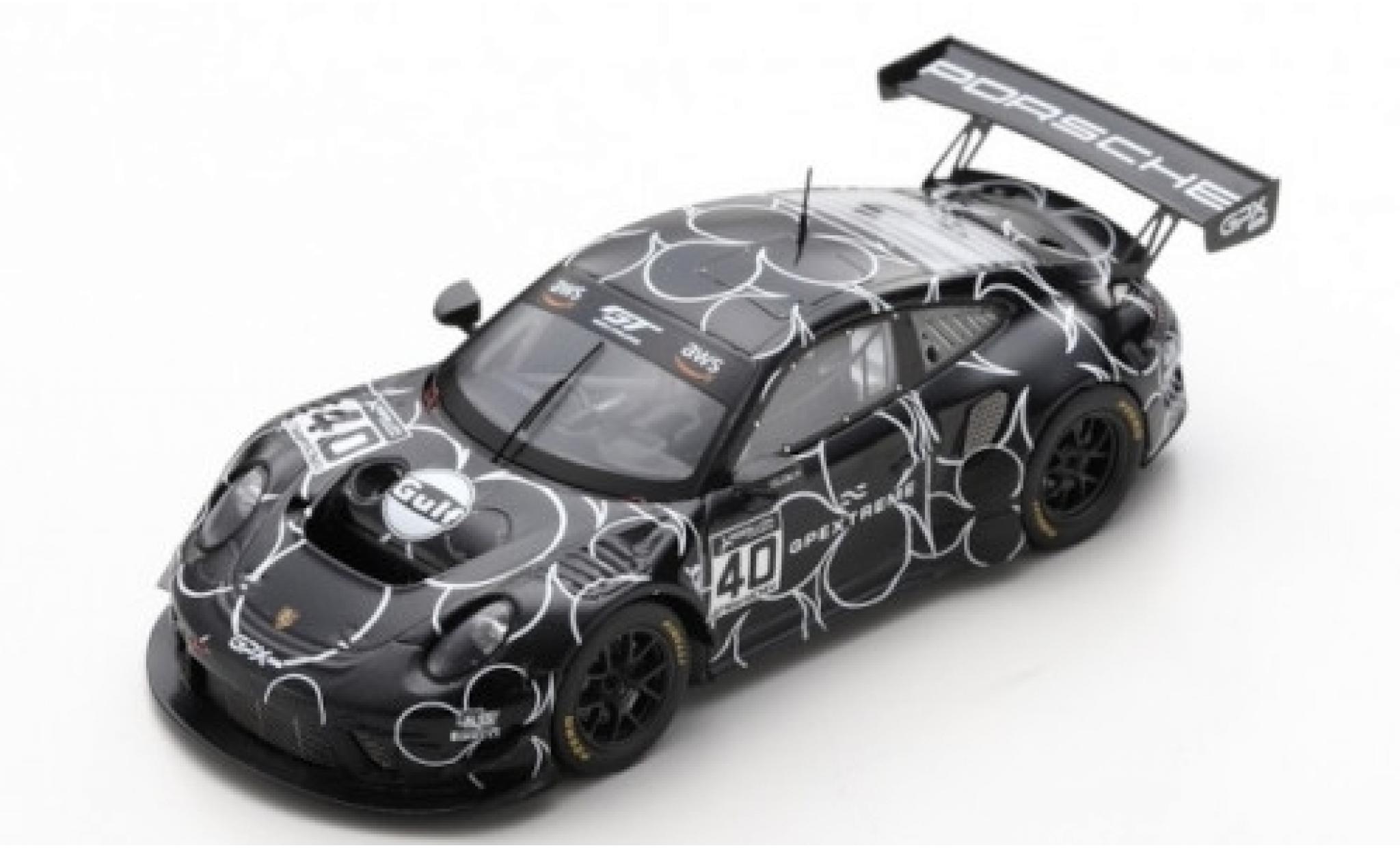 Porsche 992 GT3 R 1/43 Spark 911 GT3 R (991.2) No.40 GPX Racing GT World Challenge Europe Training Paul Ricard 2019 The Club modelauto