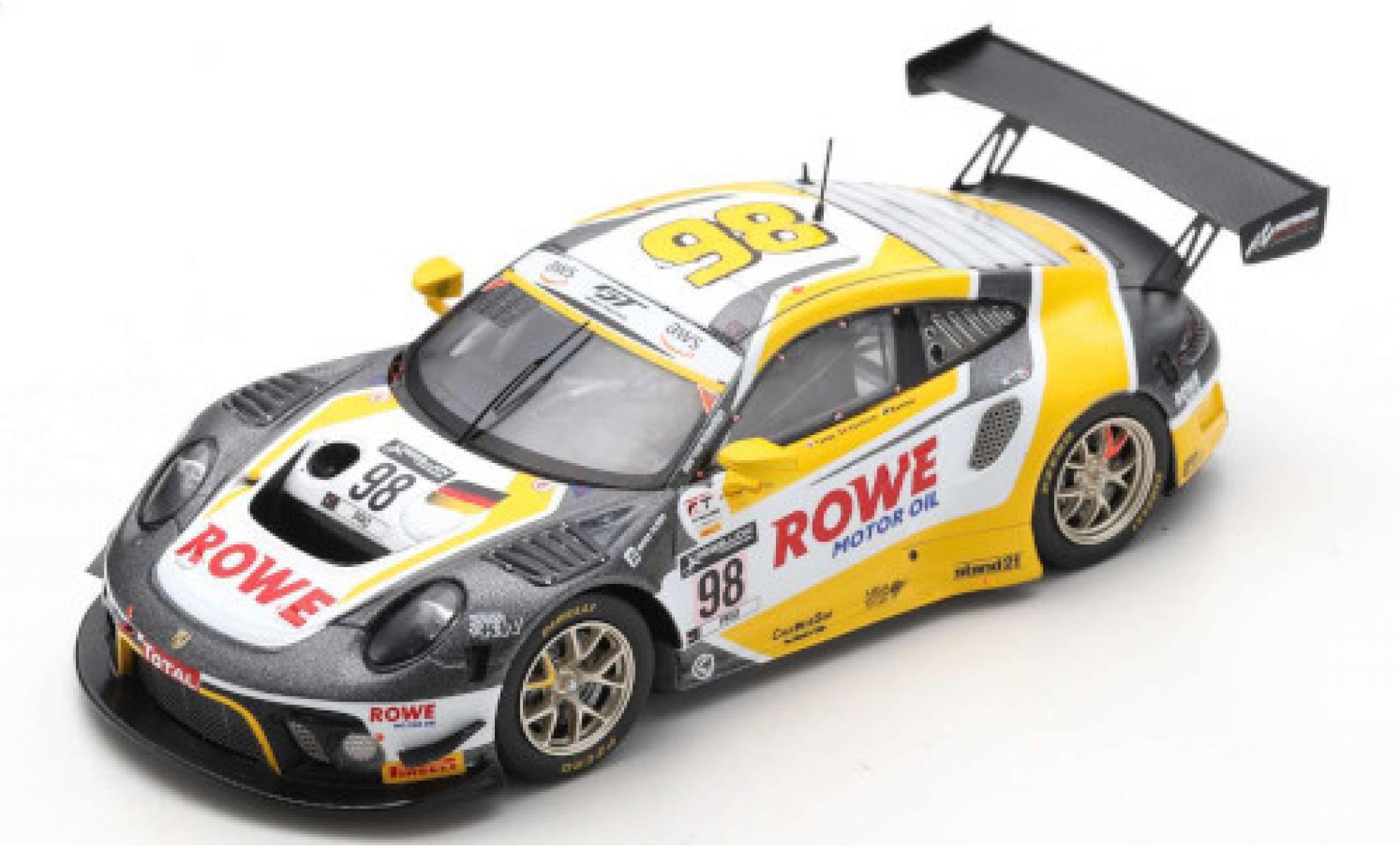 Porsche 992 GT3 R 1/43 Spark 911 GT3 R (991) No.98 Rowe Racing 24h Spa 2020 L.Vanthoor/N.Tandy/E.Bamber modelauto