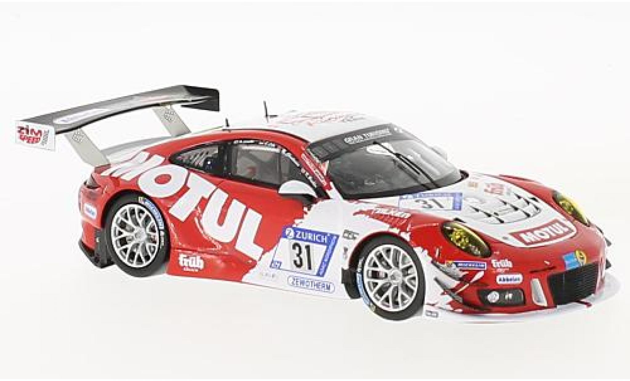 Porsche 991 GT3 R 1/18 Spark 911 GT3 R No.31 Frikadelli Racing Team 24h N&uuml;rburgring 2017 M.Christensen/K.Bachler/N.Siedler/L.Luhr modelauto