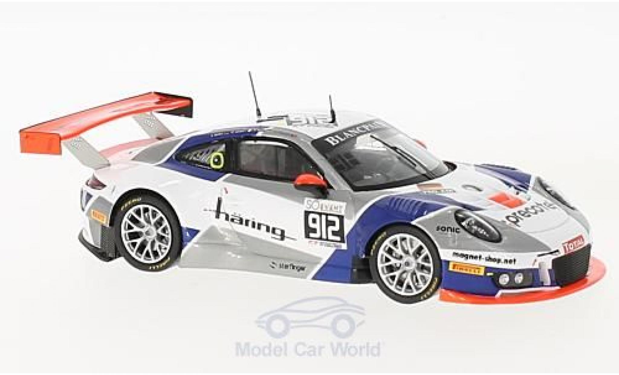 Porsche 991 GT3 R 1/43 Spark 911 GT3-R No.912 Herberth Motorsport 24h Spa 2017 D.Allemann/R.Bohn/S.M&uuml;ller/M.Jaminet modelauto