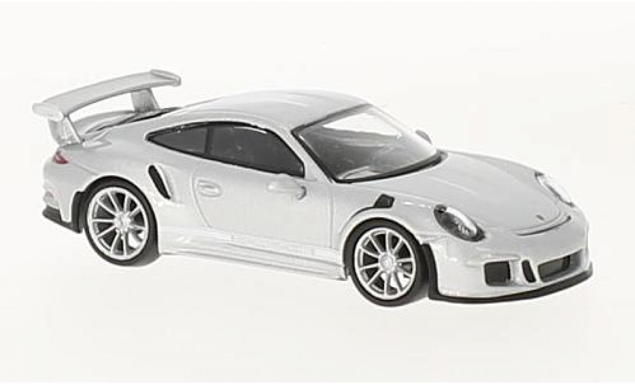 Porsche 991 GT3 RS 1/64 Spark 911 GT3 RS grijs 2016 modelauto