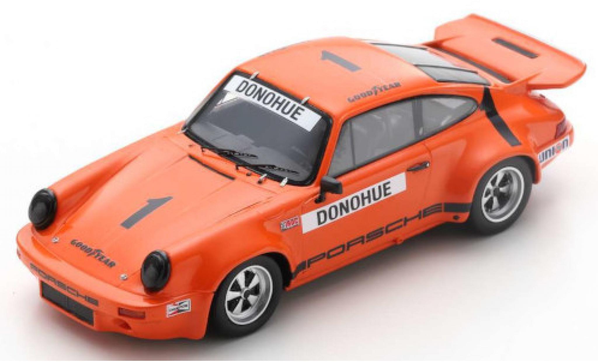 Porsche 930 RS 1/43 Spark 911 RS 3.0 No.1 IROC Daytona 1974 M.Donohue modelauto