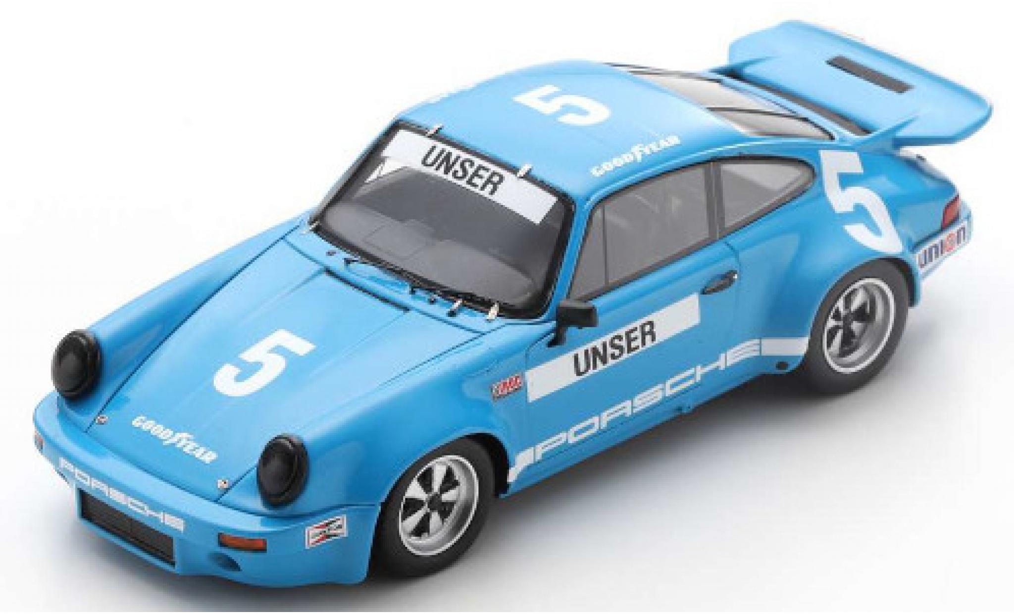Porsche 930 RS 1/43 Spark 911 RS 3.0 No.5 IROC Daytona 1974 B.Unser modelauto